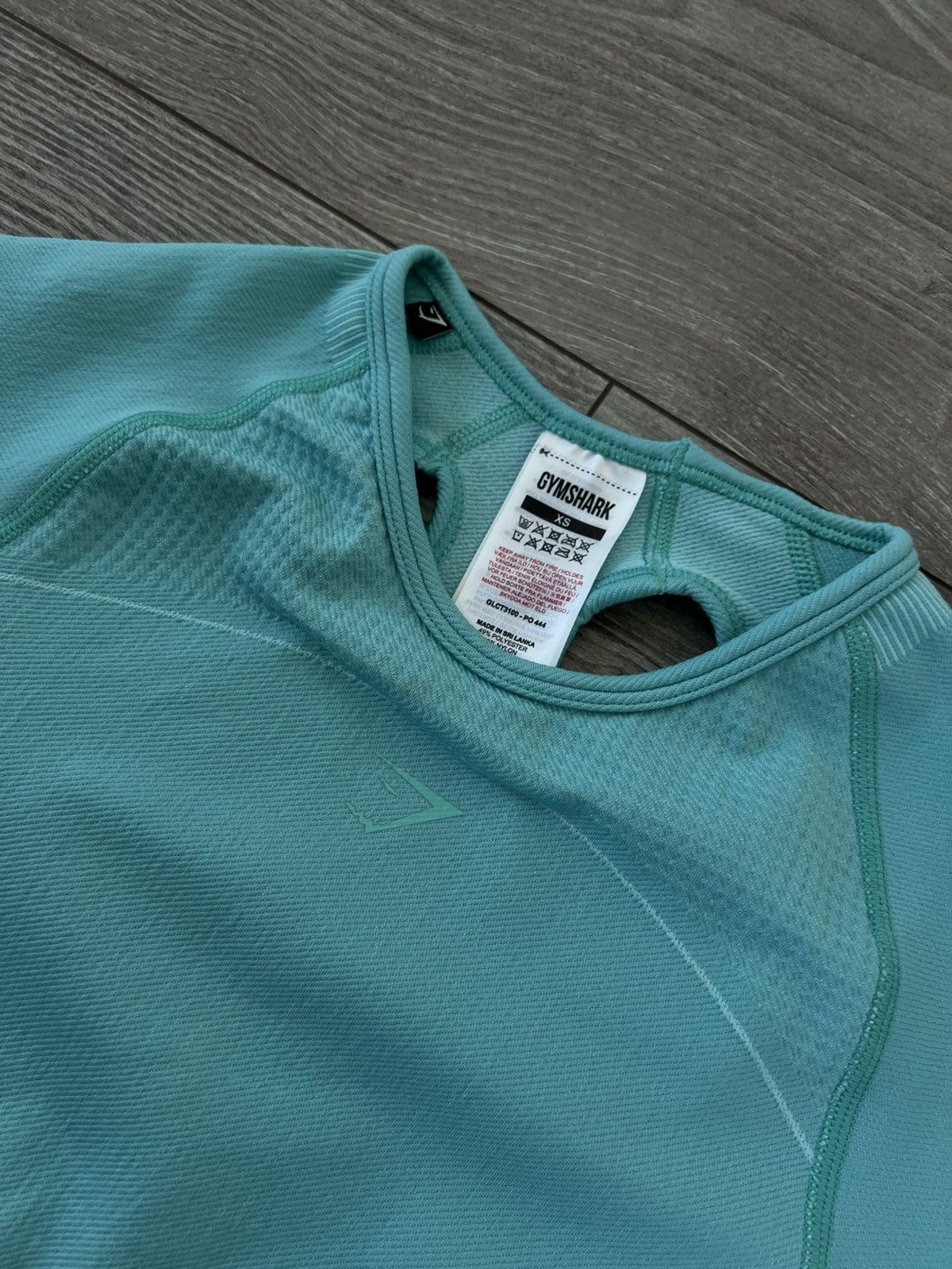 Gymshark ‼️Gymshark Onyx Central Logo Seamless Crop Top‼️ Size XS / US 0-2 / IT 36-38 - 12 Thumbnail
