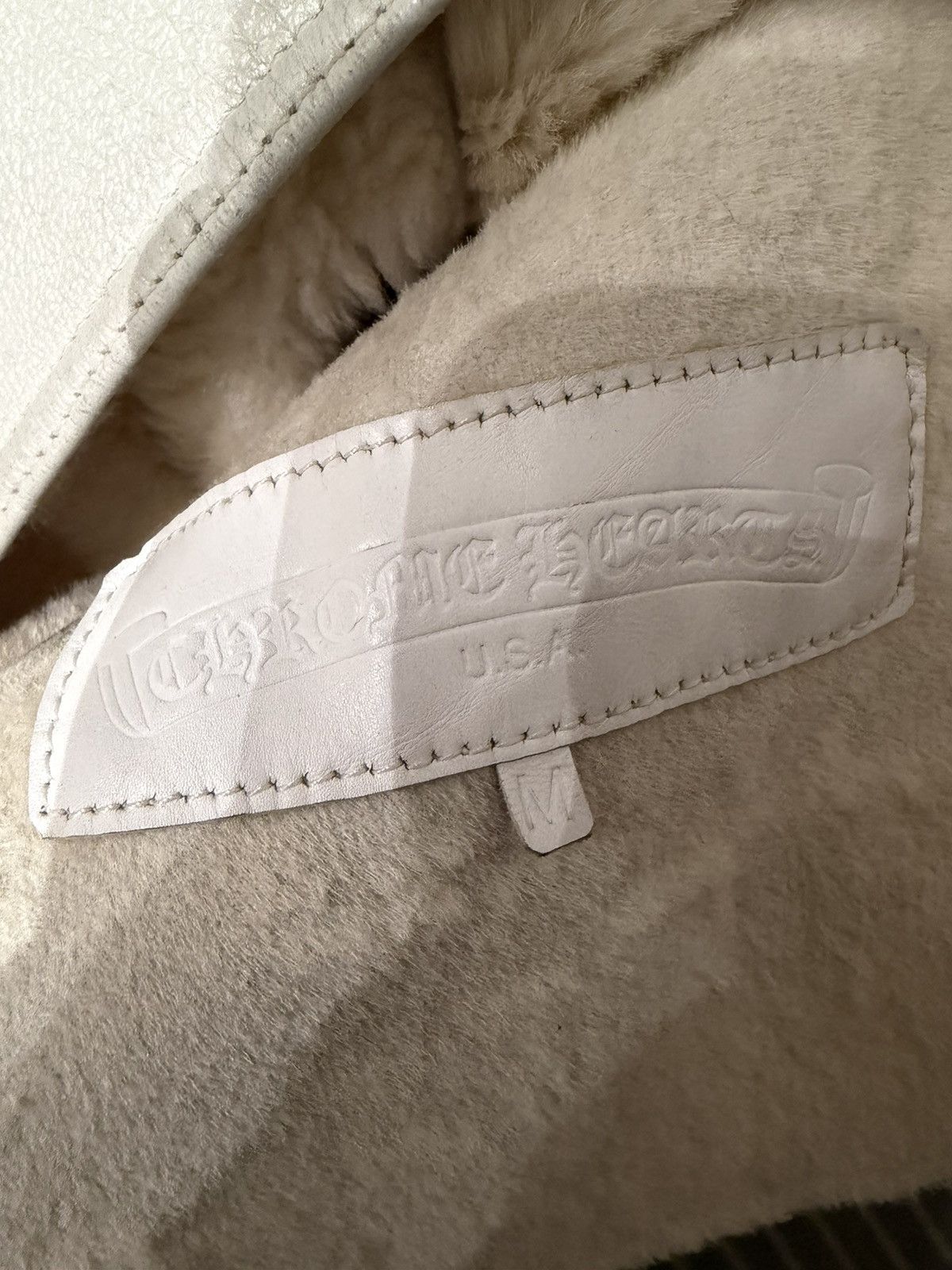 Chrome Hearts Chrome Hearts Vintage 2000s Leather & Shearling Coat Jacket Size US M / EU 48-50 / 2 - 11 Thumbnail