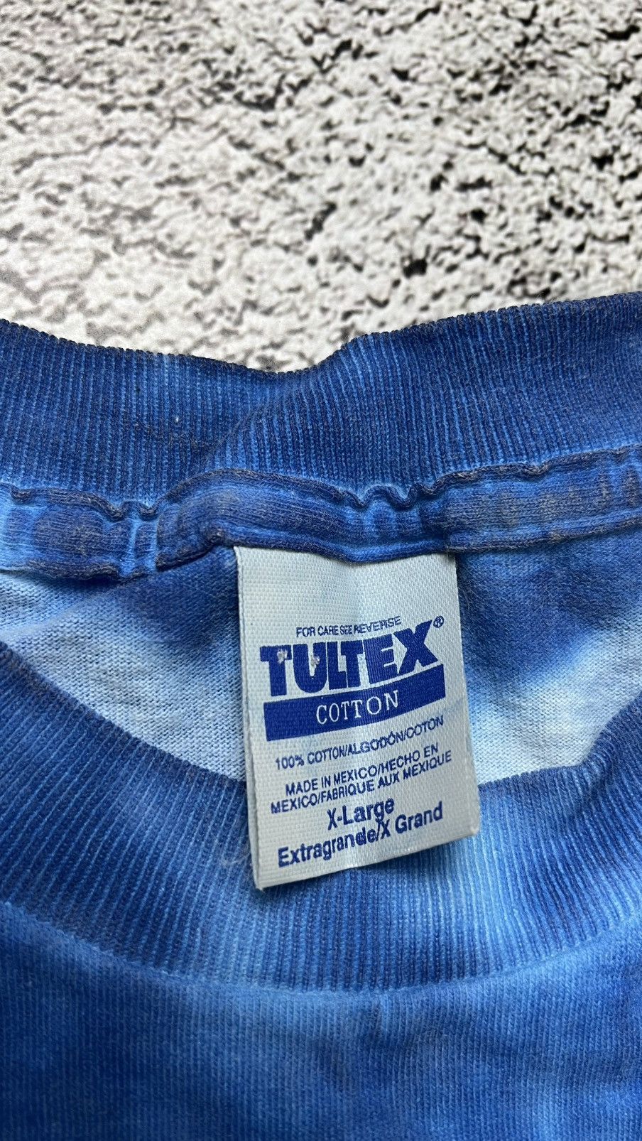Tultex 90’s New York Rangers NHL tie die dyed vintage t shirt Size US XL / EU 56 / 4 - 8 Thumbnail