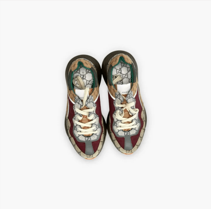 Gucci GUCCI Rhyton Low-top Dad Sneakers for Men Size US 10 / EU 43 - 3 Thumbnail