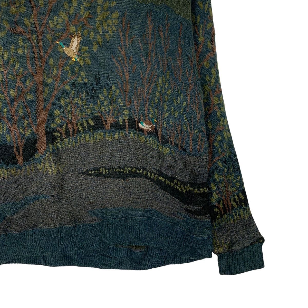 Vintage ST LAWRENCE Villa Graphics Knitted Sweater #1379-C62 Size US L / EU 52-54 / 3 - 4 Thumbnail