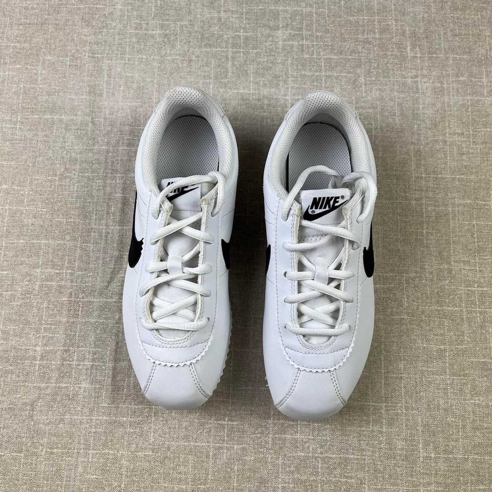 Nike Nike Cortez “White/Black” Size US 4.5 / IT 34.5 - 4 Thumbnail