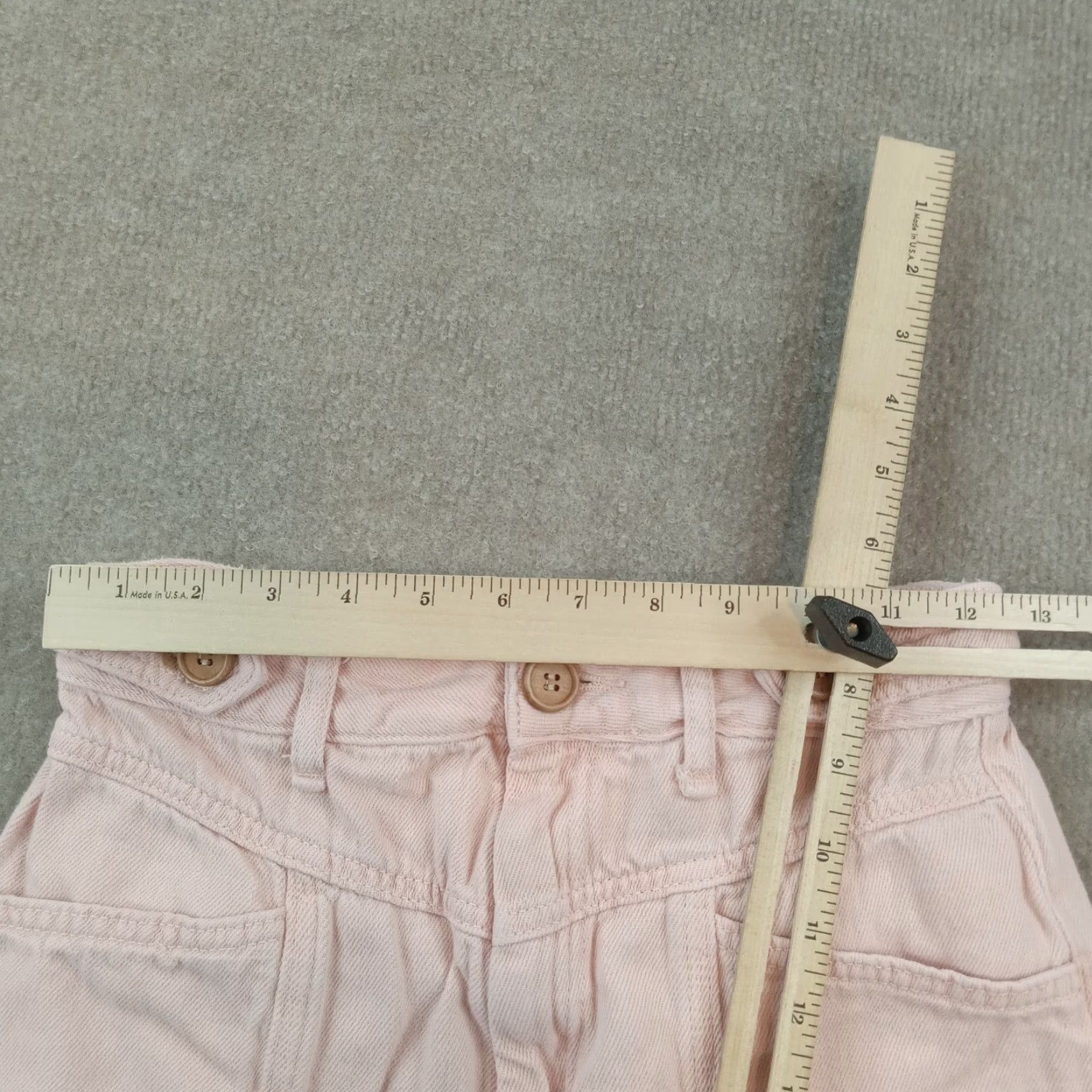 Vintage We The Free Women's Pink Skinny Leg Pants Size 27 Cotton Comfortable Casual Size 27" / US 4 / IT 40 - 5 Thumbnail
