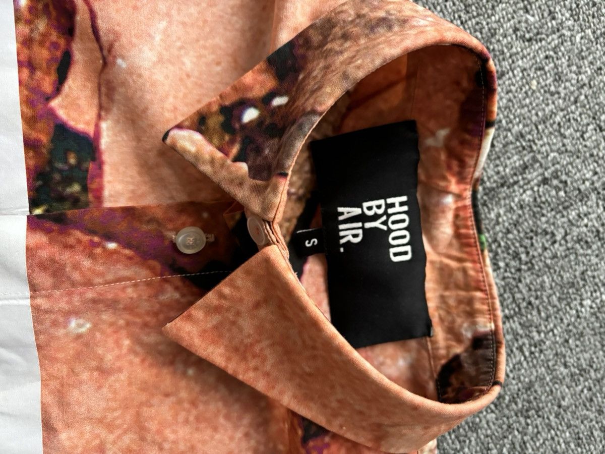 Hood by air graphic print shirt