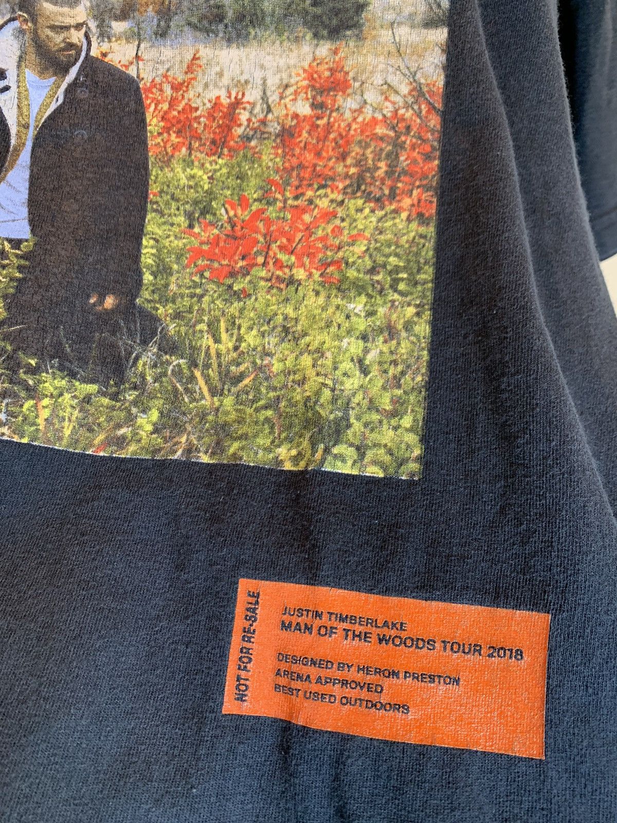 Band Tees × Designer × Heron Preston RARE* Heron Preston Justin Timberlake Man Of The Woods Shirt Size US L / EU 52-54 / 3 - 3 Thumbnail