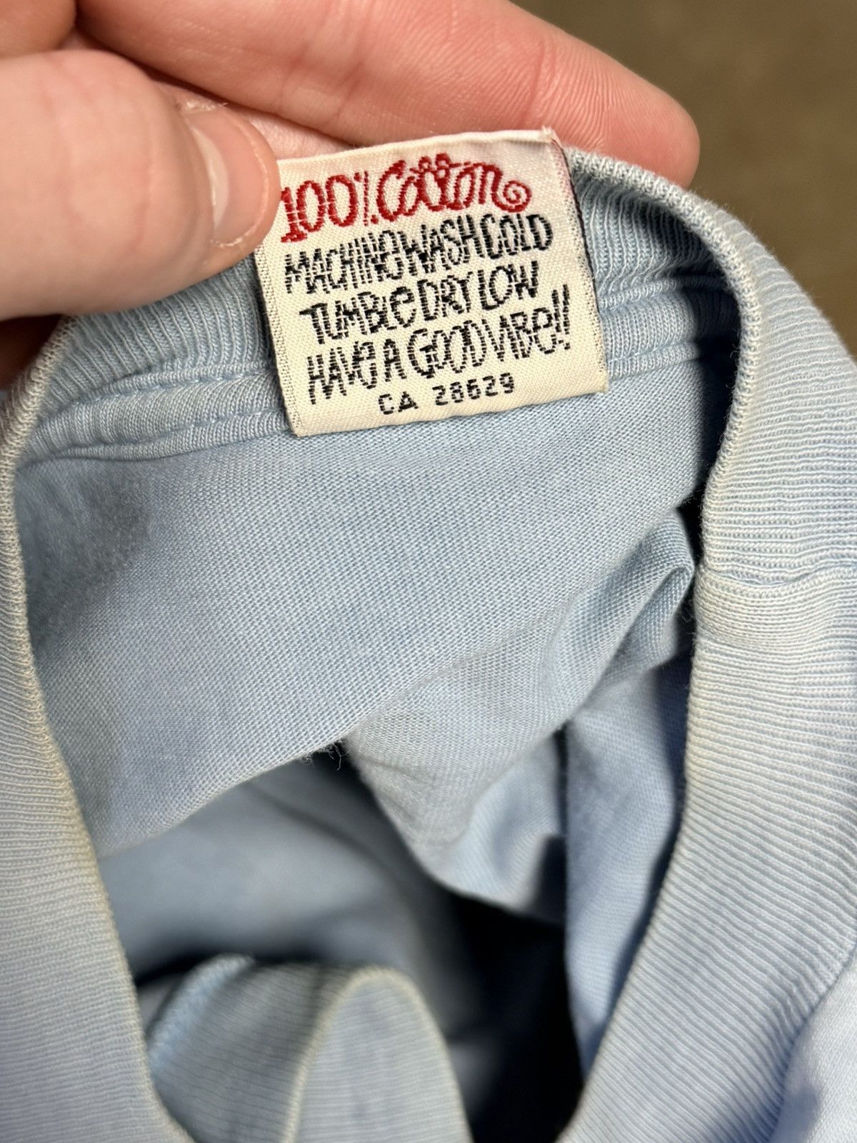 Stussy Baby blue stussy tee Size US M / EU 48-50 / 2 - 4 Thumbnail