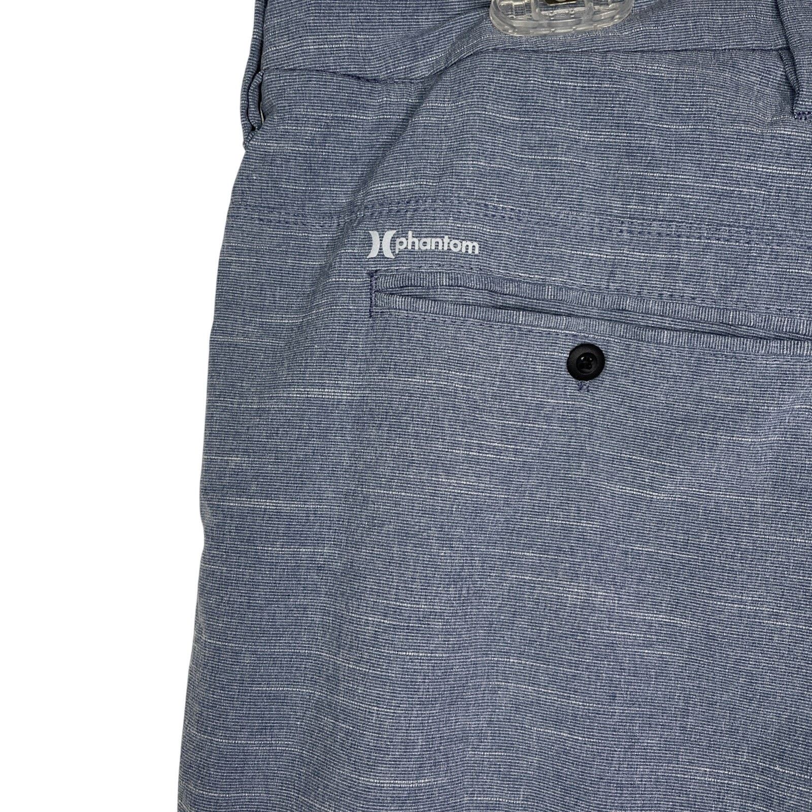Hurley Hurley Shorts Men's 32 Gray Flat Front Phantom 9.5” Wicking Size US 32 / EU 48 - 6 Thumbnail