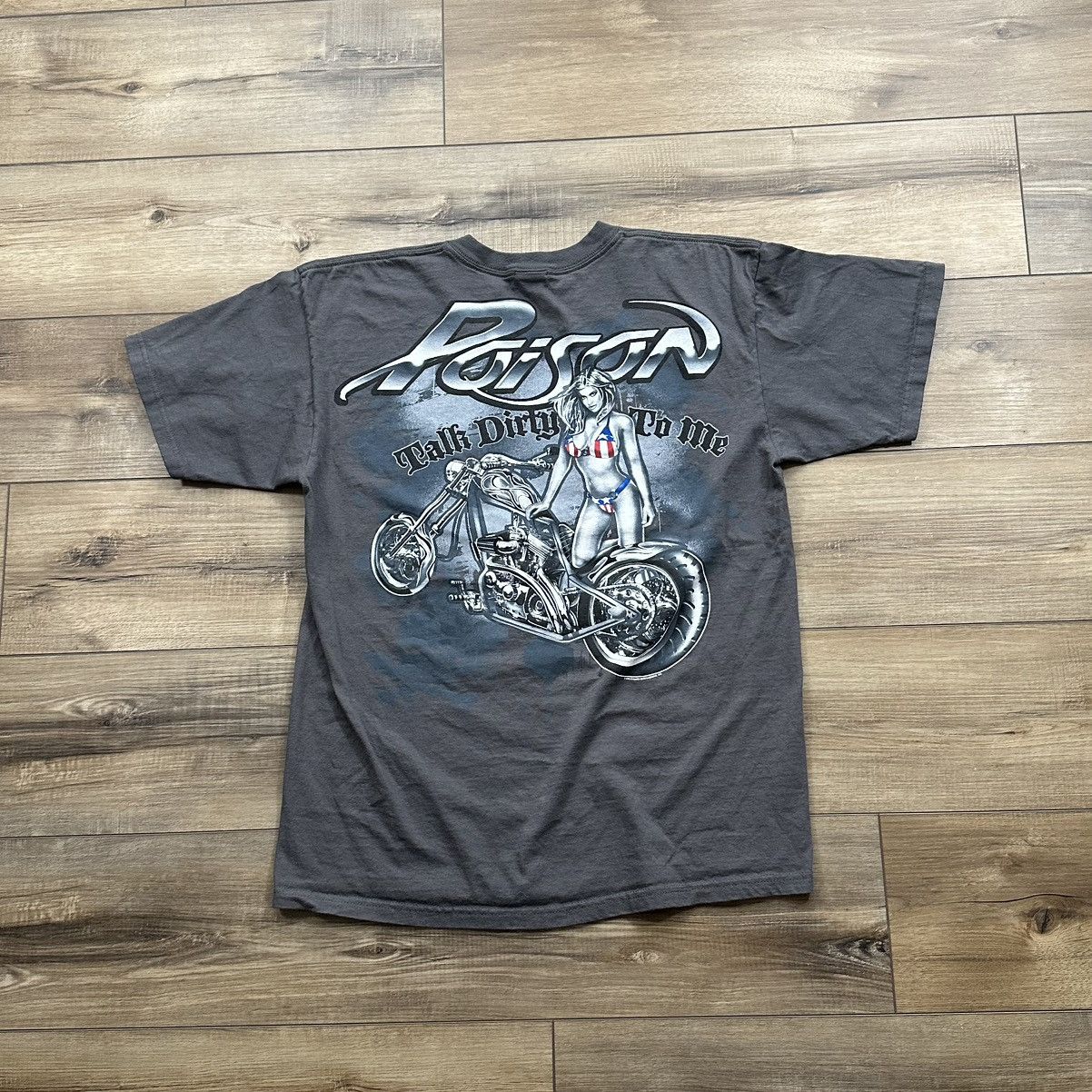 Anvil Vintage 2008 Y2K Poison “Talk Dirty To Me” Graphic Band Tee Size US L / EU 52-54 / 3 - 7 Thumbnail