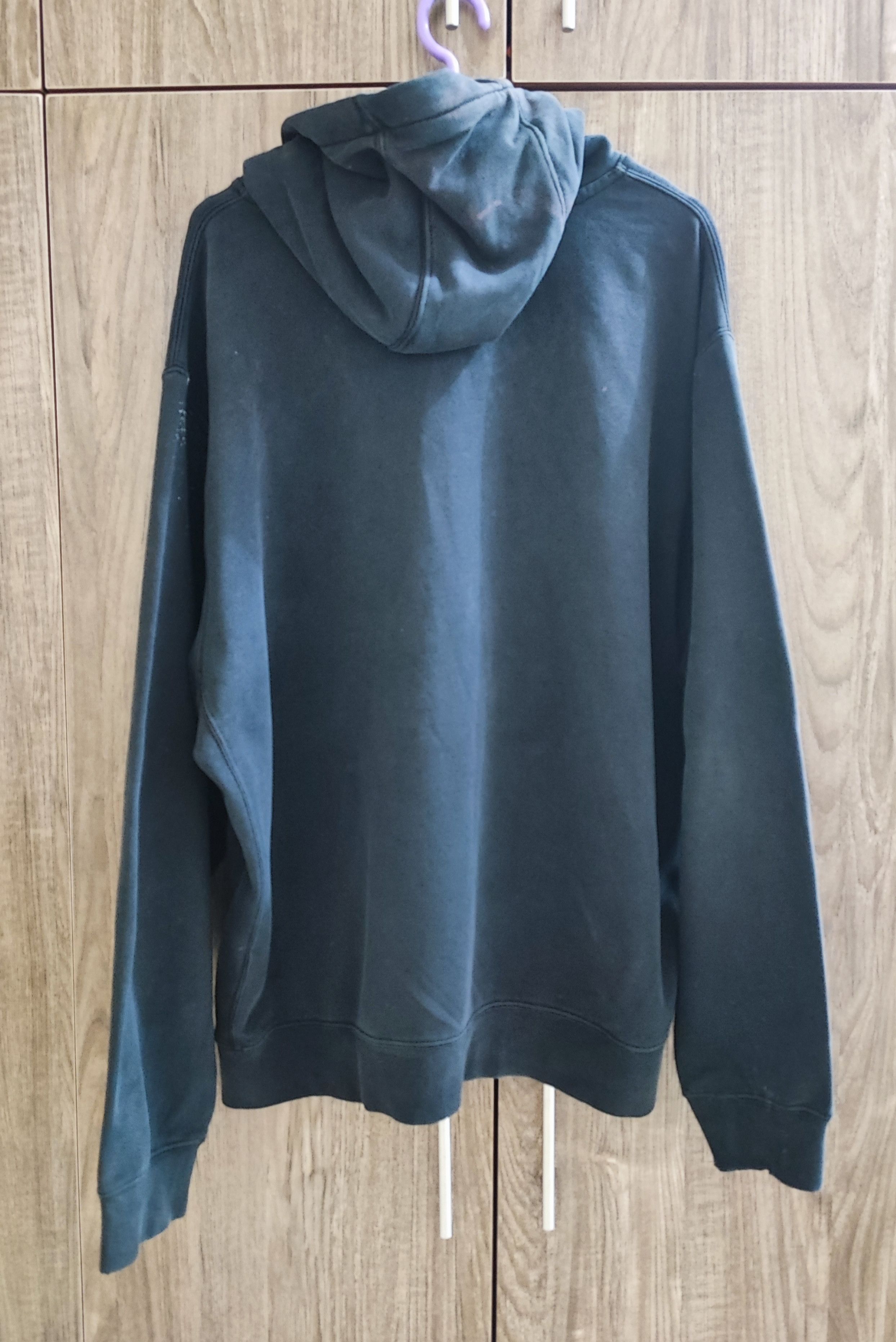 Nike Vintage Y2K Nike Mini Swoosh Boxy Faded / Thrashed Hoodie Size US XL / EU 56 / 4 - 3 Thumbnail