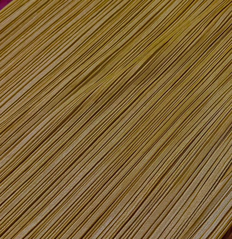 Issey Miyake Issey Miyake size:3 Brown pleated wide-leg pants Size 23" - 2 Thumbnail