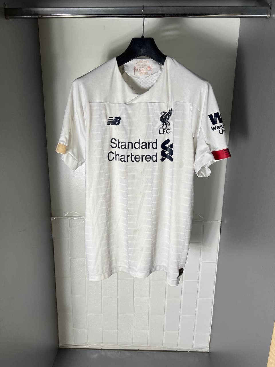 New Balance VINTAGE NEW BALANCE FC LIVERPOOL ENGLAND SOCCER JERSEY RETRO Size US XL / EU 56 / 4 - 1 Thumbnail