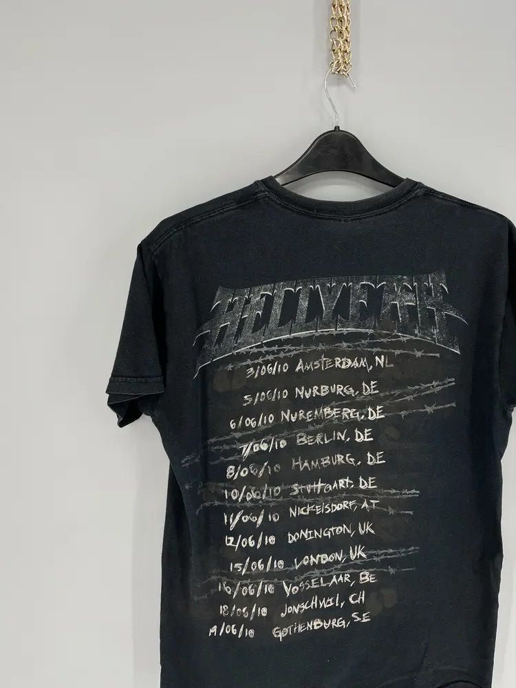 Band Tees Vintage y2k HELLYEAH stamdede tour 2010 Band Rock Tee Size US M / EU 48-50 / 2 - 12 Thumbnail