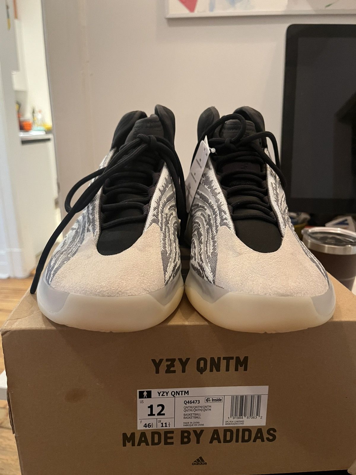 Adidas × Kanye West YZY QNTM Size US 12 / EU 45 - 3 Thumbnail