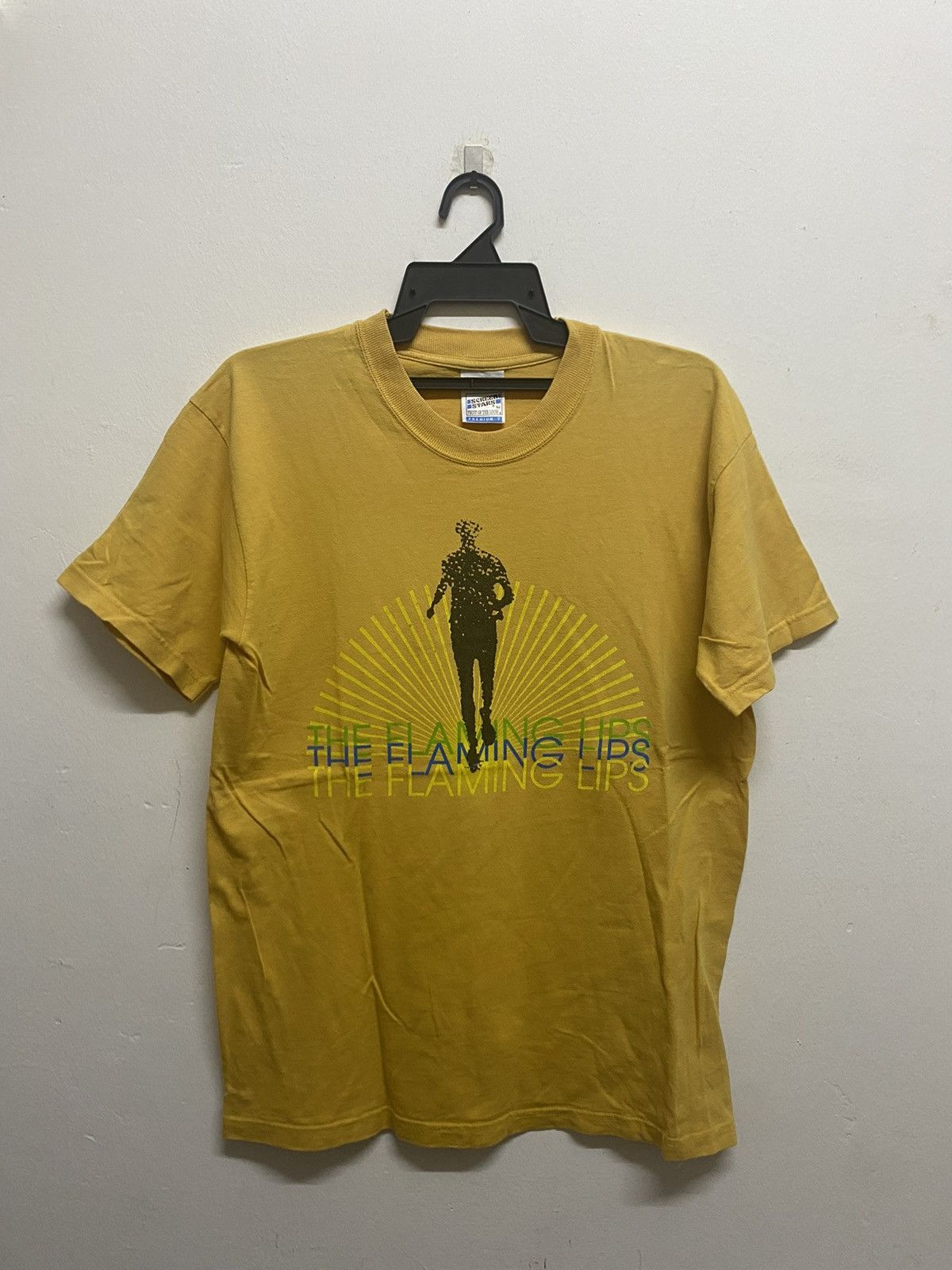 【Vintage】 90s The flaming Lips T-shirt Vtg The Flaming Lips Band Music Concert Cotton White All Size