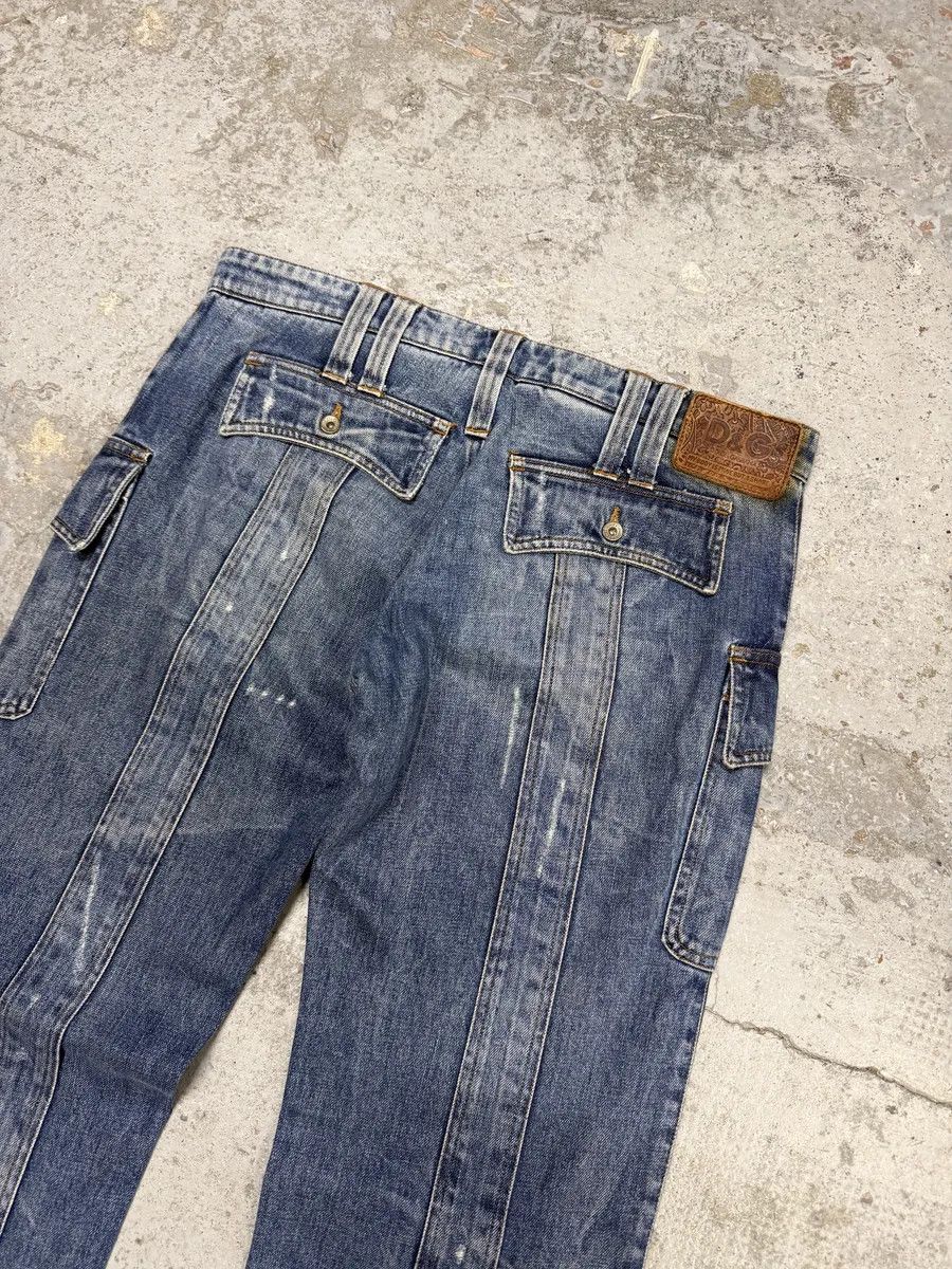 Dolce & Gabbana SS2004 Dolce & Gabbana Faded Cargo Denim Jeans Size US 32 / EU 48 - 7 Thumbnail