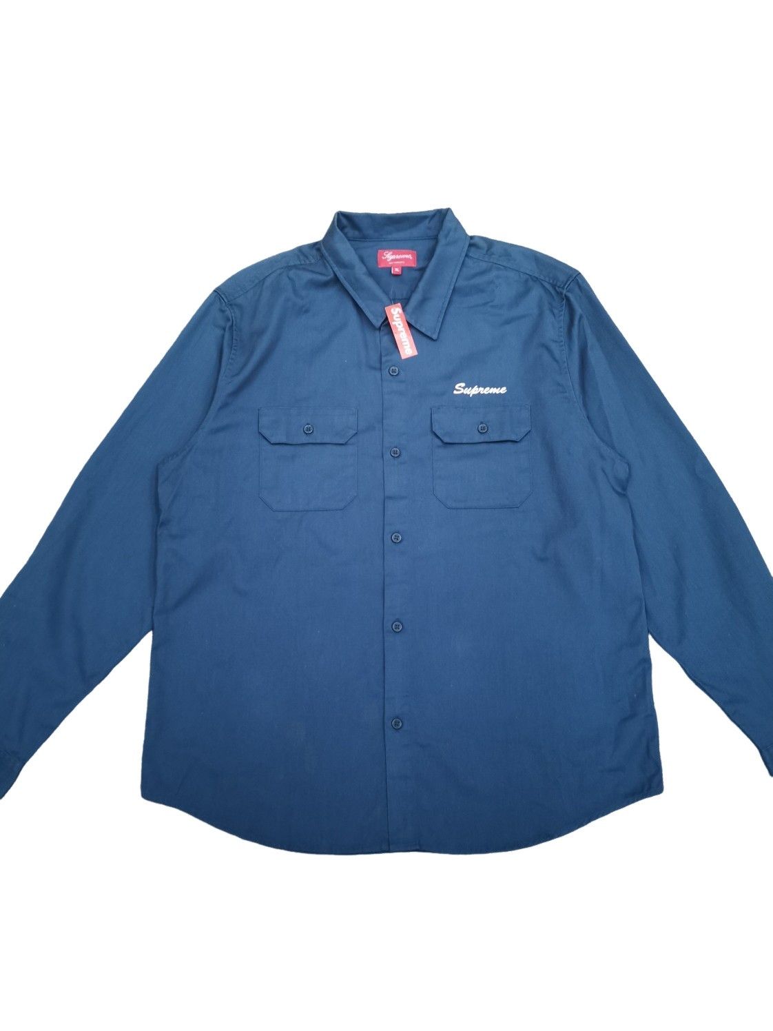 Supreme Supreme Mike Kelley AhhYouth! Work Shirt Navy Sz Medium