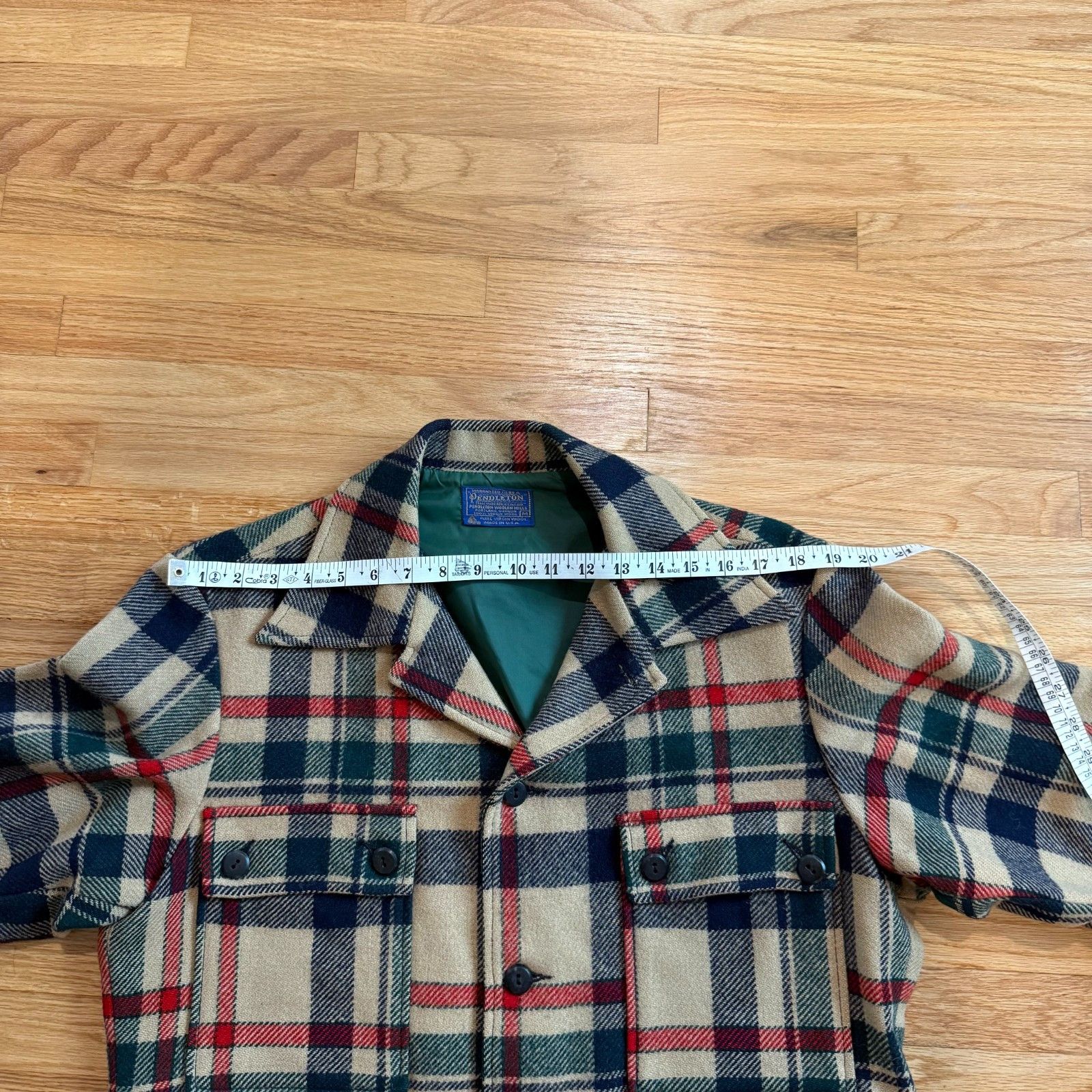 Pendleton Vintage 1070's Wool Pendelton Heavyweight Wool Coat Size US M / EU 48-50 / 2 - 5 Thumbnail