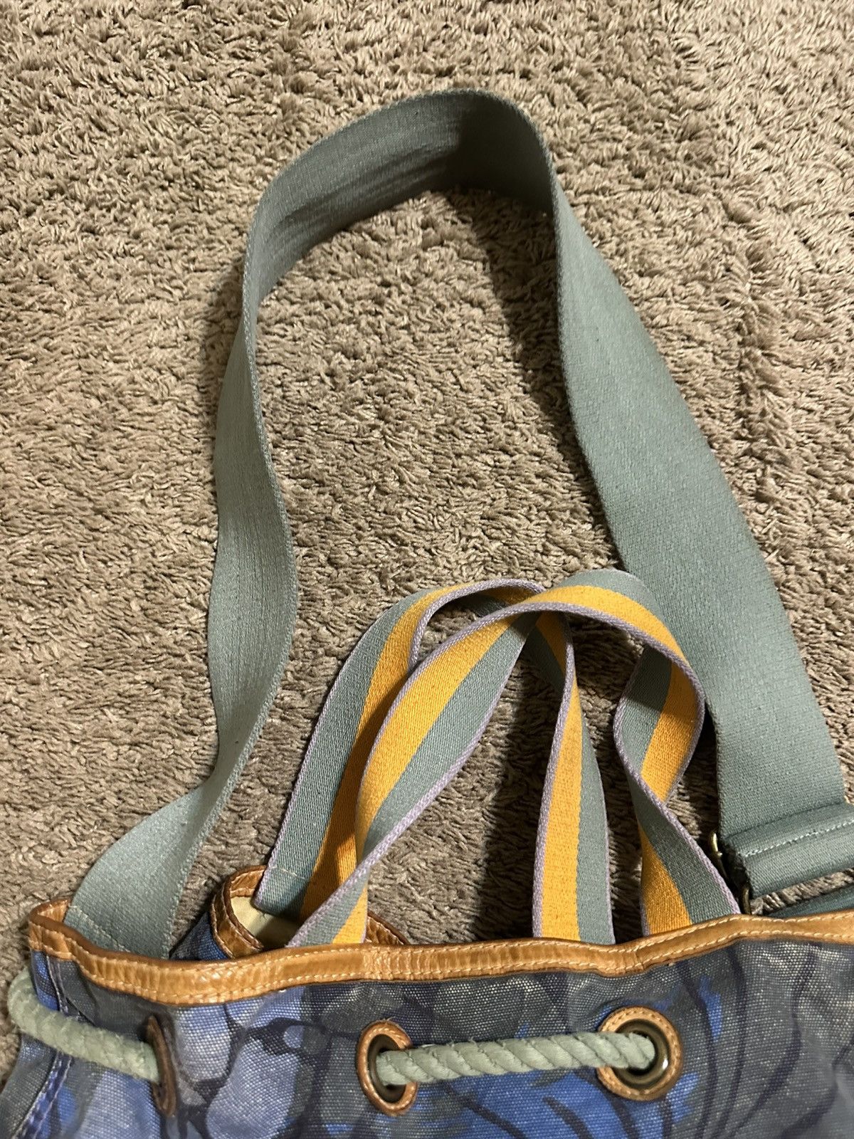 Gap Vintage GAP “triple blue flower” tote bag 00s Size ONE SIZE - 3 Thumbnail