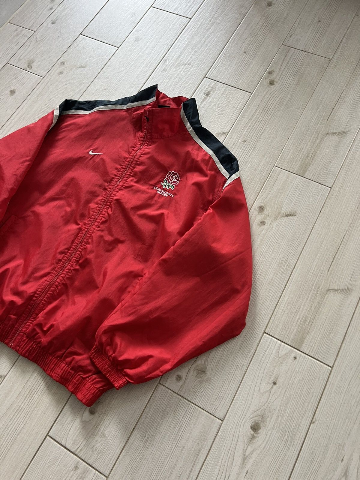 Nike Vintage Nike England Rugby Jacket Medium Size US M / EU 48-50 / 2 - 7 Thumbnail