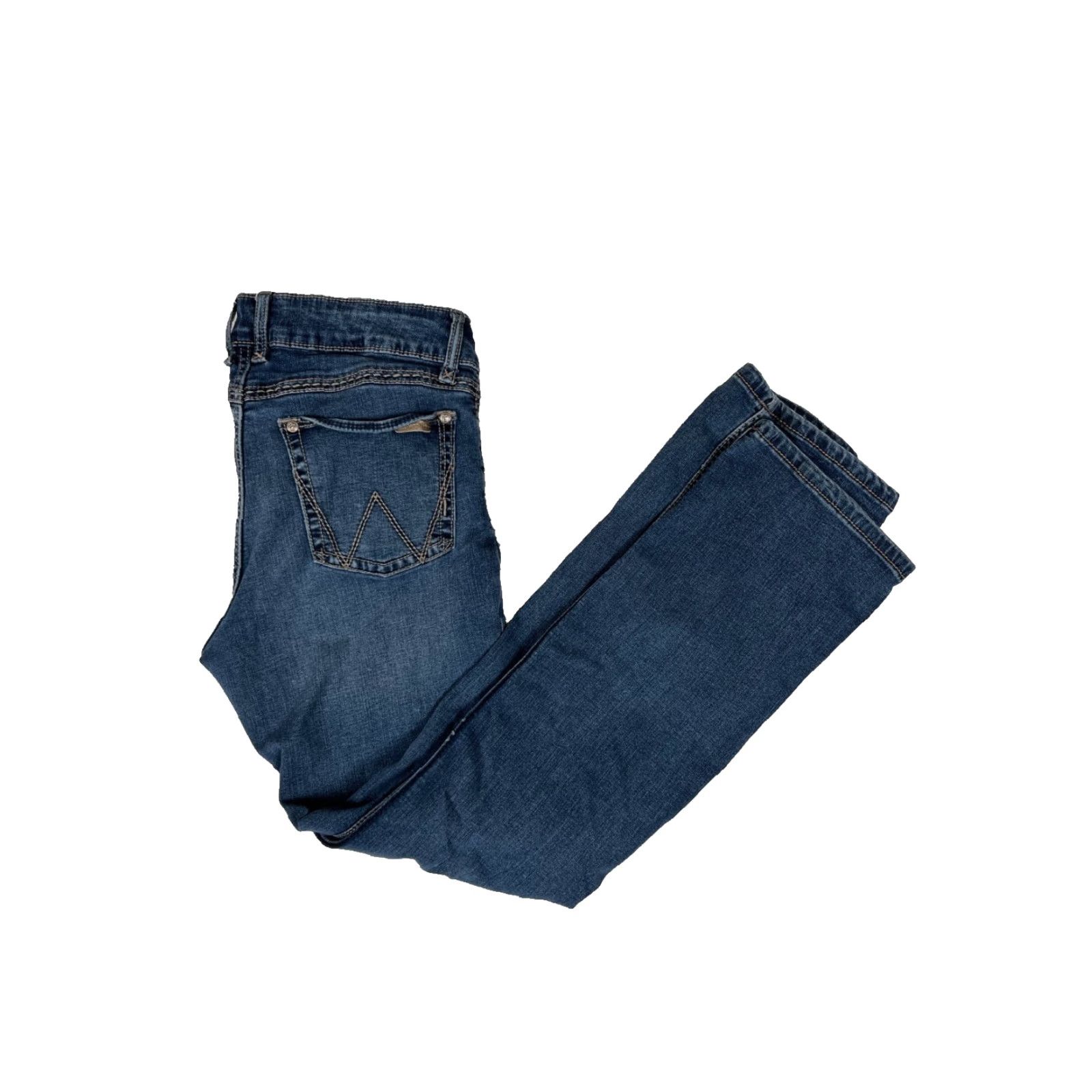 Wrangler Wrangler Jeans Bootcut Denim Blue Women 11X30 30 Waist 5-Pocket Cowboy Western Rodeo Wrangler Retro Size 32" / US 10 / IT 46 - 2 Thumbnail