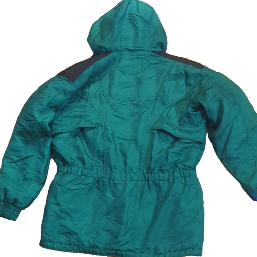 Vintage Vintage Ski Snowboard Technical Jacket 44 XL 90s green parka Size US XL / EU 56 / 4 - 2 Thumbnail