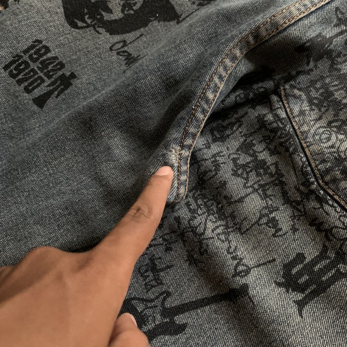 Ecko Unltd. Ecko Unltd. x Jimi Hendrix Carpenter Denim Baggy Jeans Size US 38 / EU 54 - 15 Thumbnail