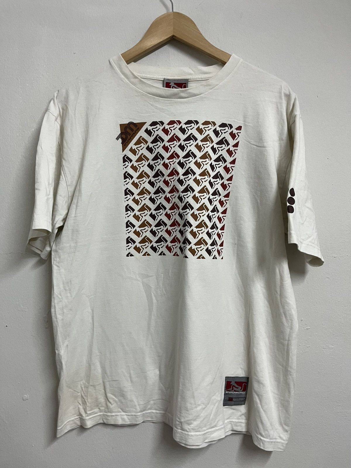 DrunknMunky 💥Vintage 90s Streetwear Drunkn Munky USA Skates Tee Size US L / EU 52-54 / 3 - 1 Thumbnail