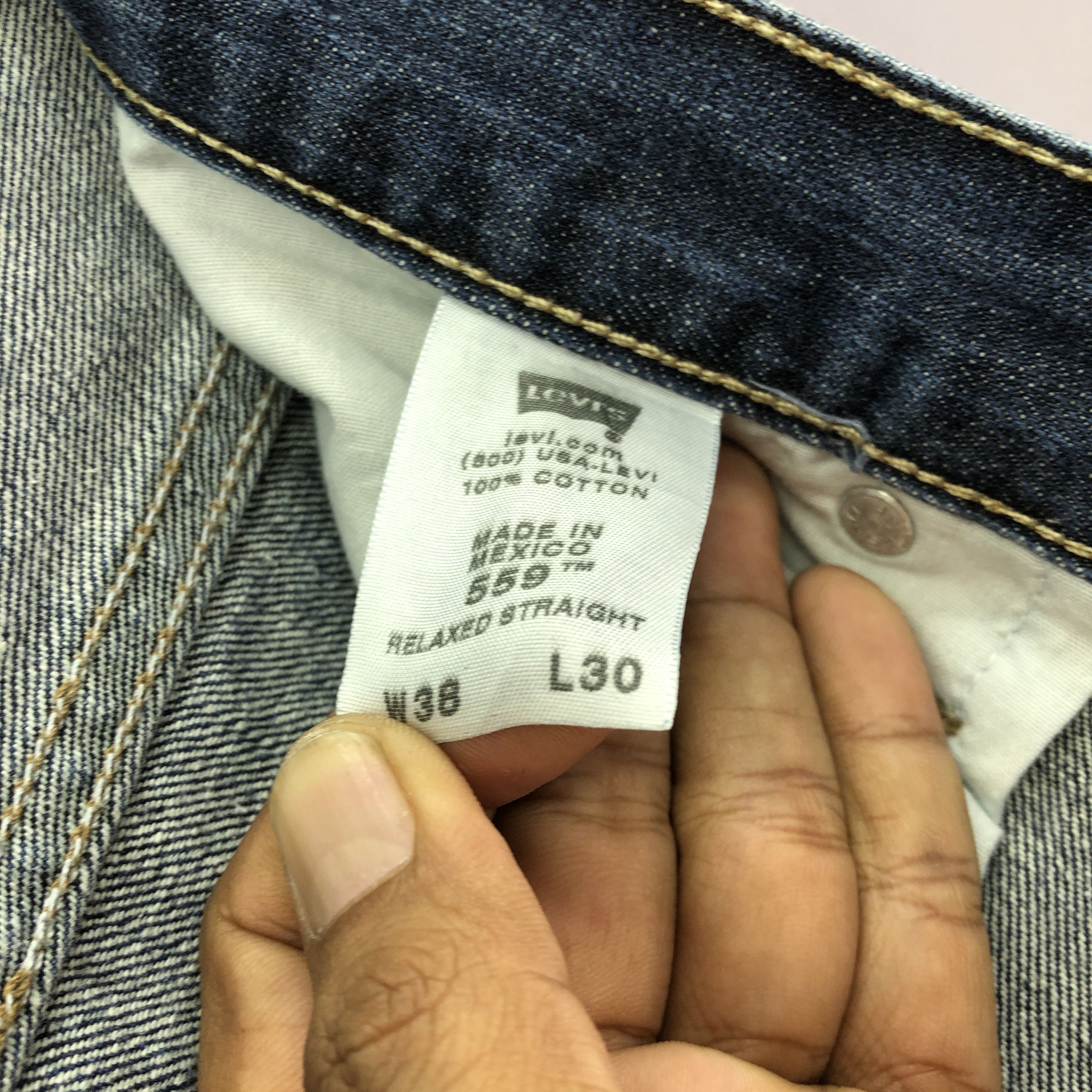 Levi's Vintage Baggy Levis 559 Jeans Levi's Blue Wash Denim Pants Size US 34 / EU 50 - 7 Thumbnail
