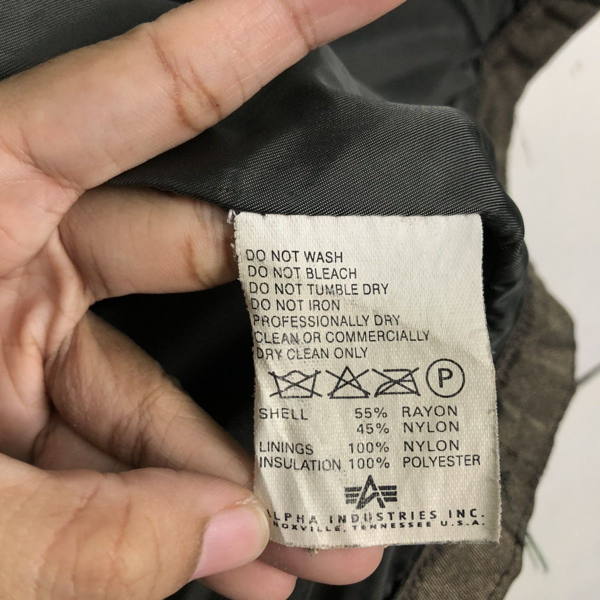 Alpha Industries 🔥VINTAGE ZIPPER JACKET BOMBER ALPHA INDUSTRIES MADE IN USA Size US M / EU 48-50 / 2 - 21 Thumbnail