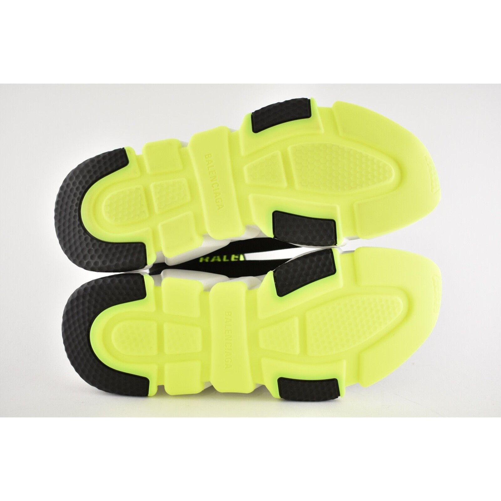 Balenciaga Balenciaga Mens Speed Black Yellow Logo Sock Flat Size US 12 / EU 45 - 11 Thumbnail