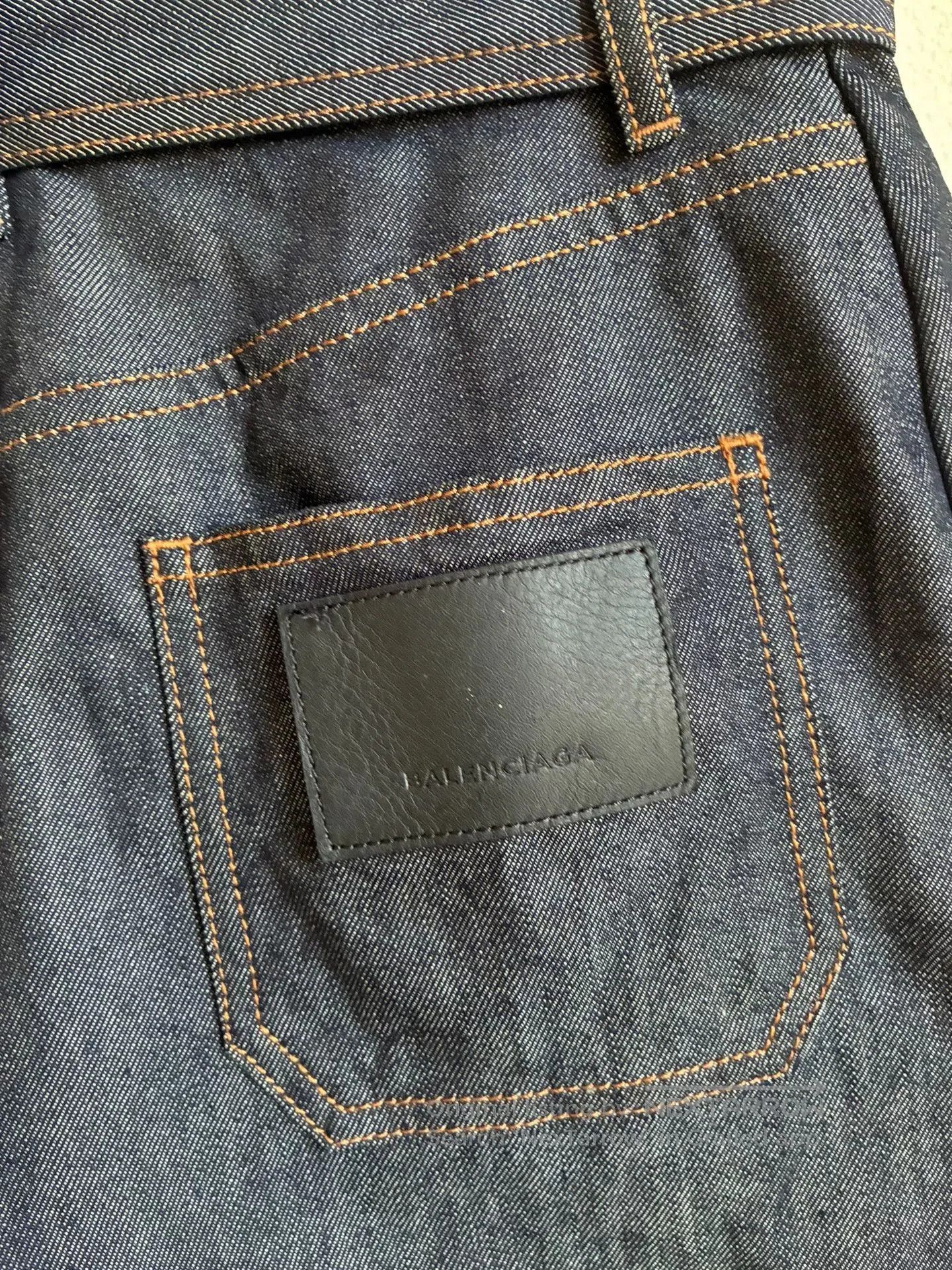 Balenciaga Balenciaga Paris Denim Shorts. Size 35" - 4 Thumbnail