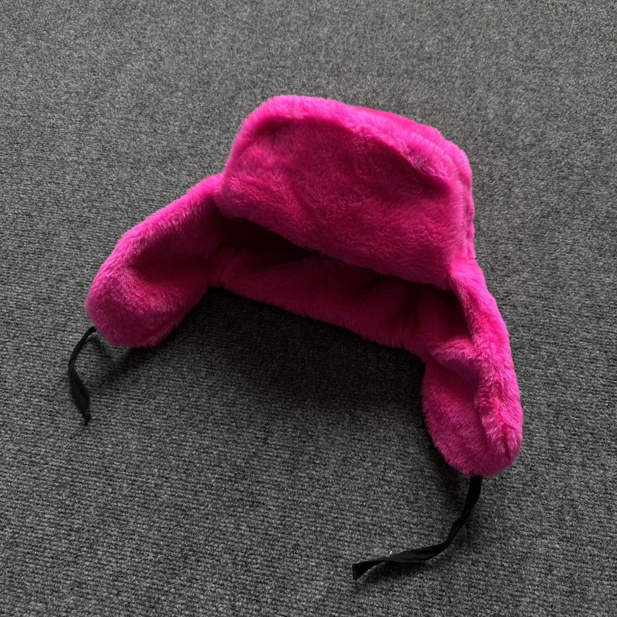 Le Grande Bleu (L.G.B.) VTG Japanese Style Faux Fur Polyester Pink Ushanka Hat Cap Size ONE SIZE - 4 Thumbnail