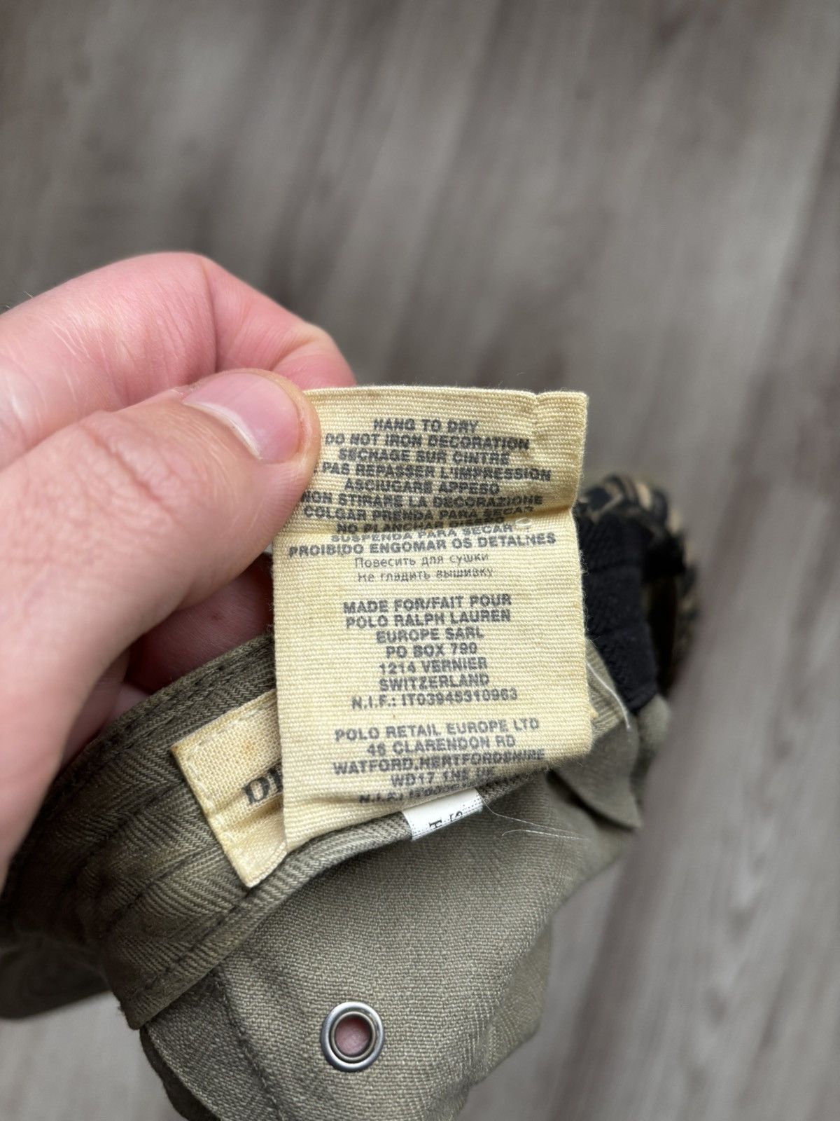 Denim & Supply Ralph Lauren Denim Supply Ralph Lauren Work Cap Khaki Cotton Stripe Band Size ONE SIZE - 12 Thumbnail