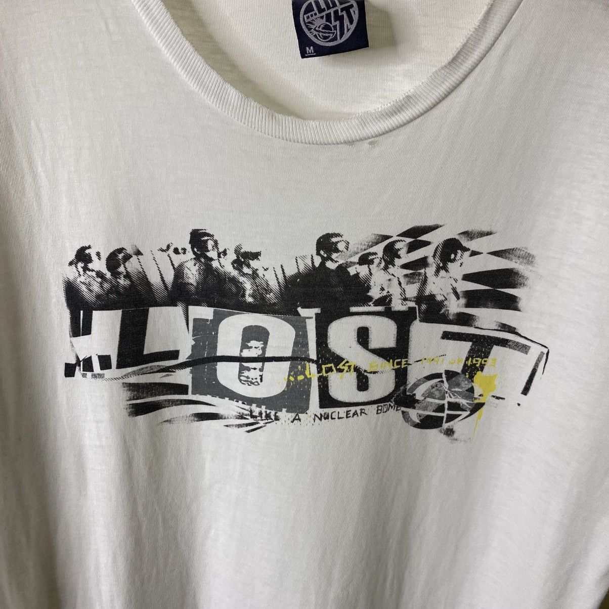Lost Enterprises Vintage 1990s Lost Enterprises Surf Distressed T Shirt Size US M / EU 48-50 / 2 - 2 Thumbnail