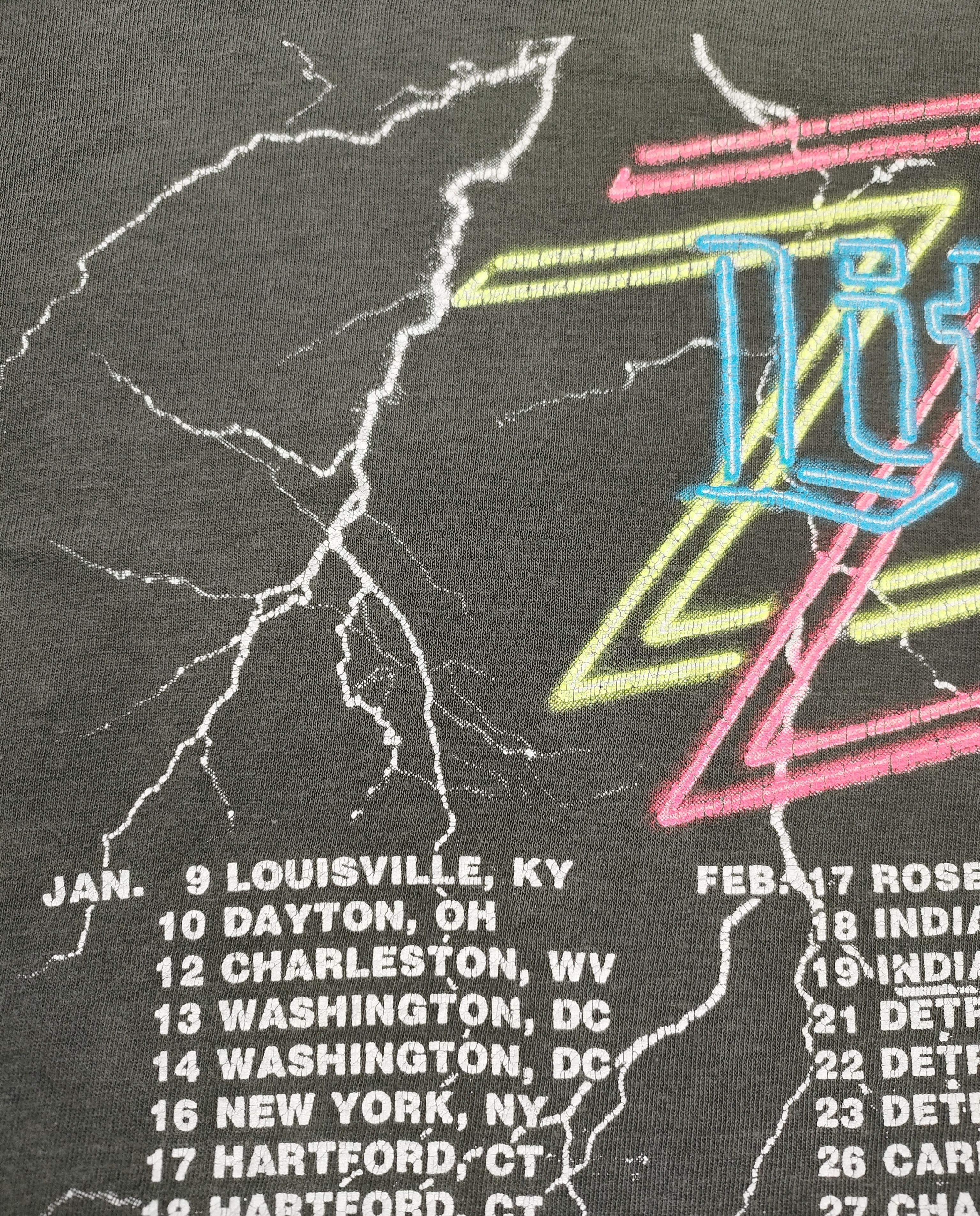 Band Tees 90s ZZ TOP RECYCLER WORLD TOUR 1991 Vintage Tee Size US L / EU 52-54 / 3 - 13 Thumbnail