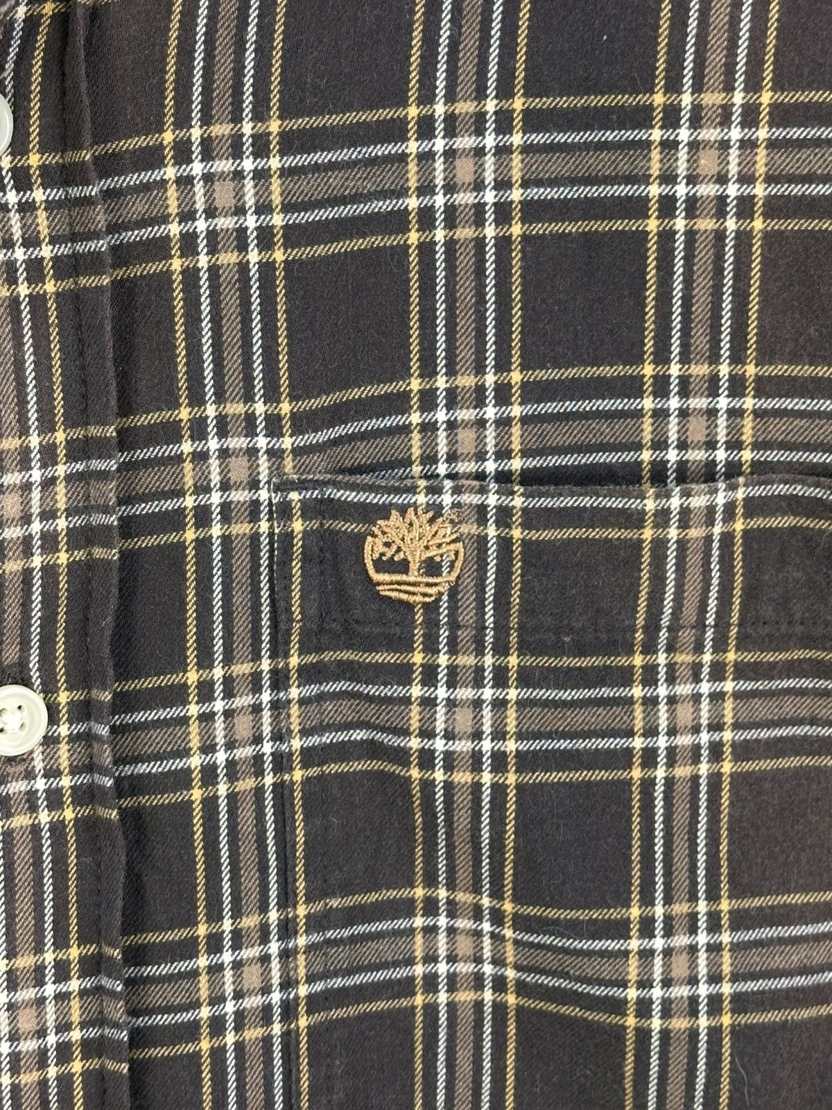Timberland Vintage 90’s Timberland Plaid Check Flannel Shirt Button Up Size US L / EU 52-54 / 3 - 8 Thumbnail