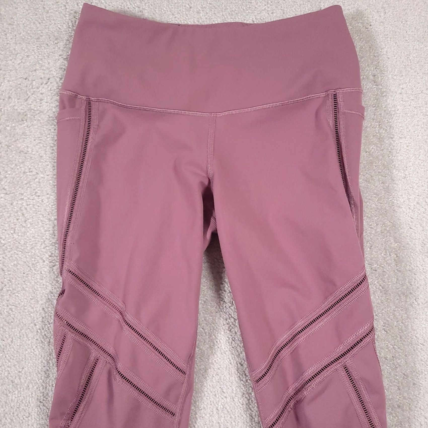 Victoria's Secret Victoria's Secret Sport Leggings Women Small Pink Mauve Knockout Tight Pockets Size 28" / US 6 / IT 42 - 3 Thumbnail