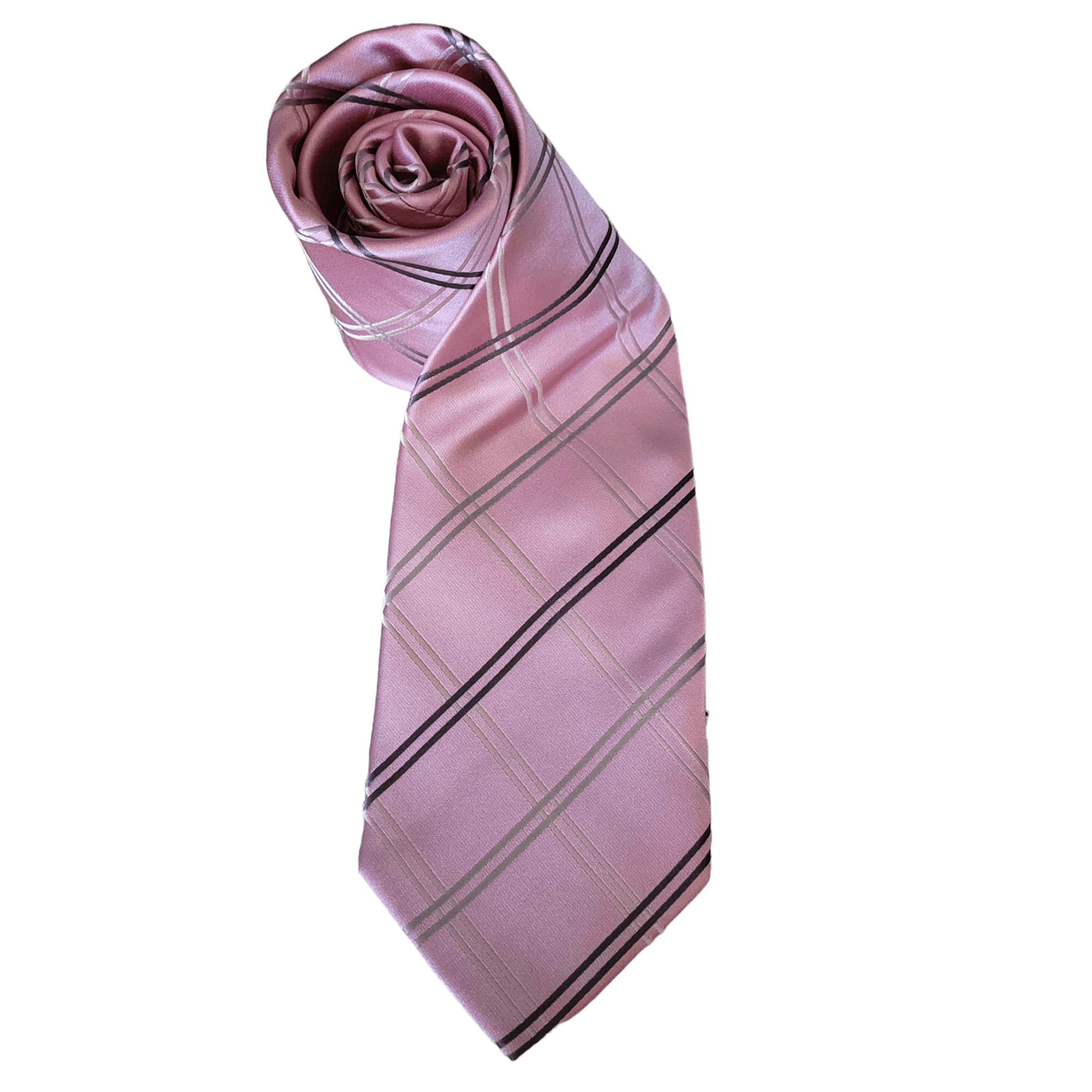 Donald Trump Donald J. Trump Signature Collection Silk Pink Striped tie Size ONE SIZE - 6 Thumbnail