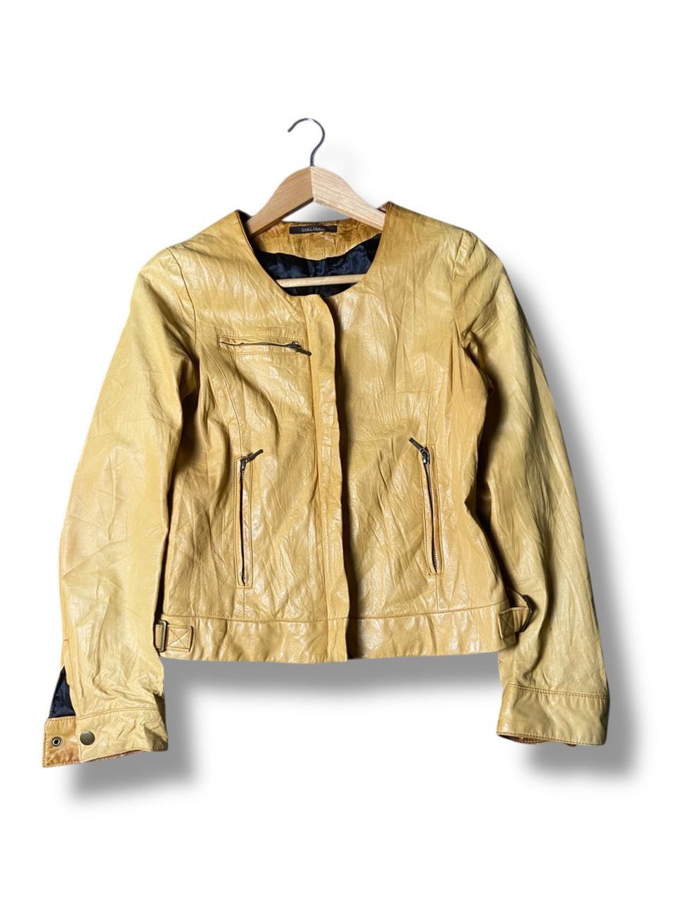 Ciaopanic Ciaopanic Crop Leather Jacket (159) Size US XXS / EU 40 - 1 Thumbnail