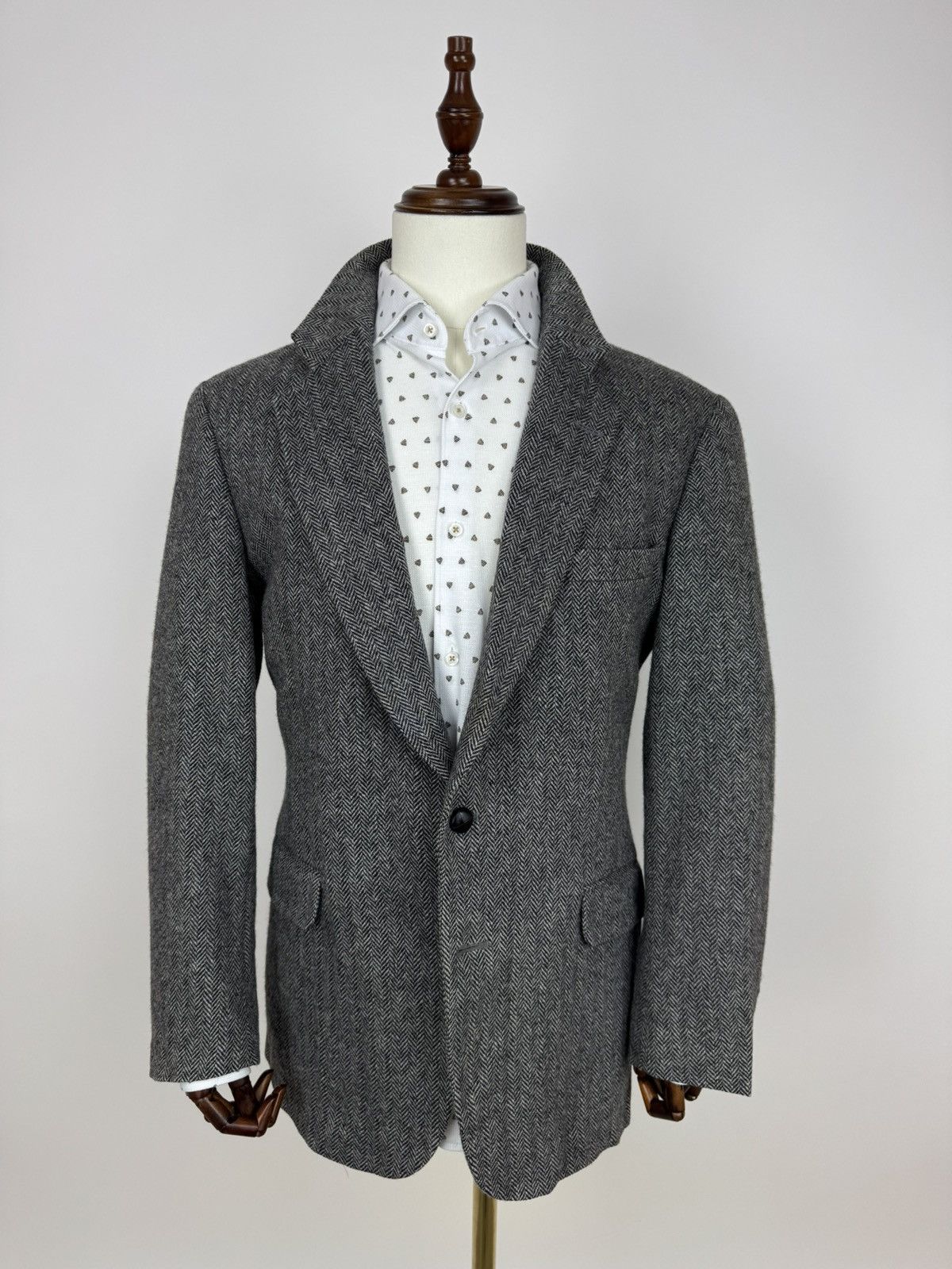 Other Branford & Taylor collection teeed herringbone blazer Size 52R - 1 Thumbnail