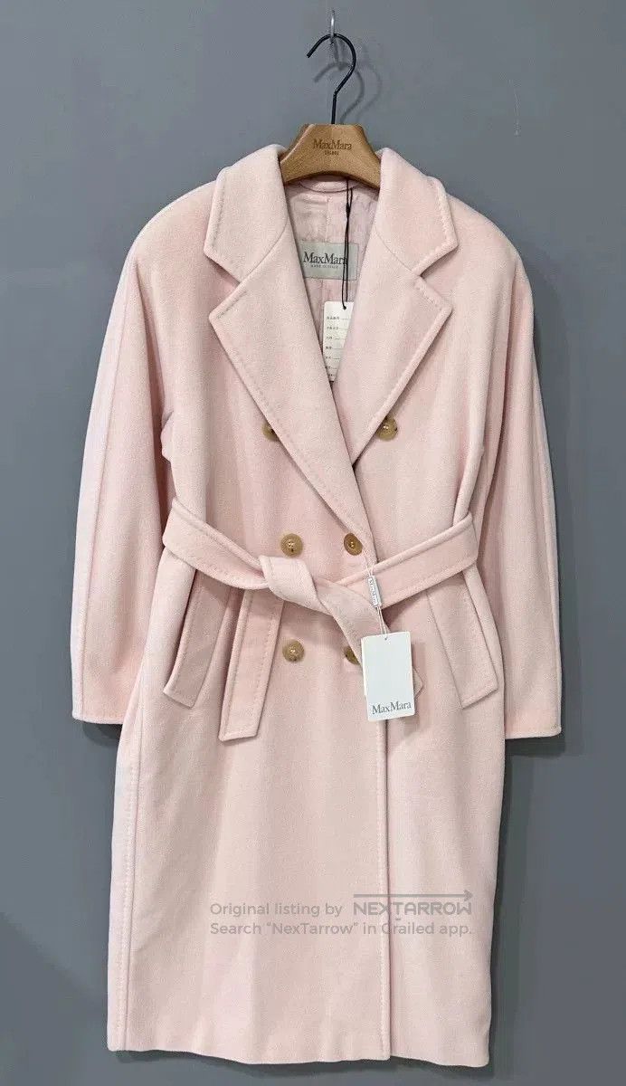Max Mara maxmara pink long coat 101801. Size S / US 4 / IT 40 - 1 Thumbnail