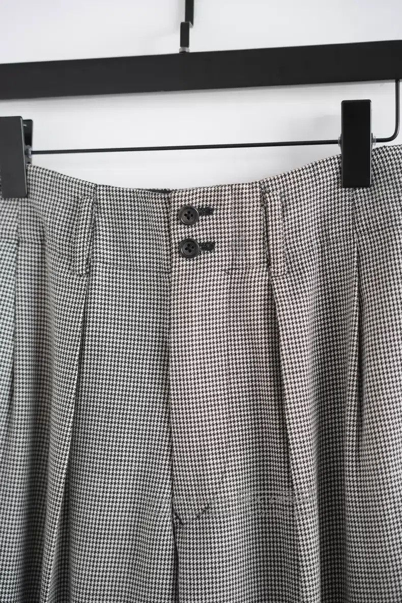 Yohji Yamamoto Yohji Yamamoto size s 90s houndstooth wool trousers Size US 28 / EU 44 - 3 Thumbnail