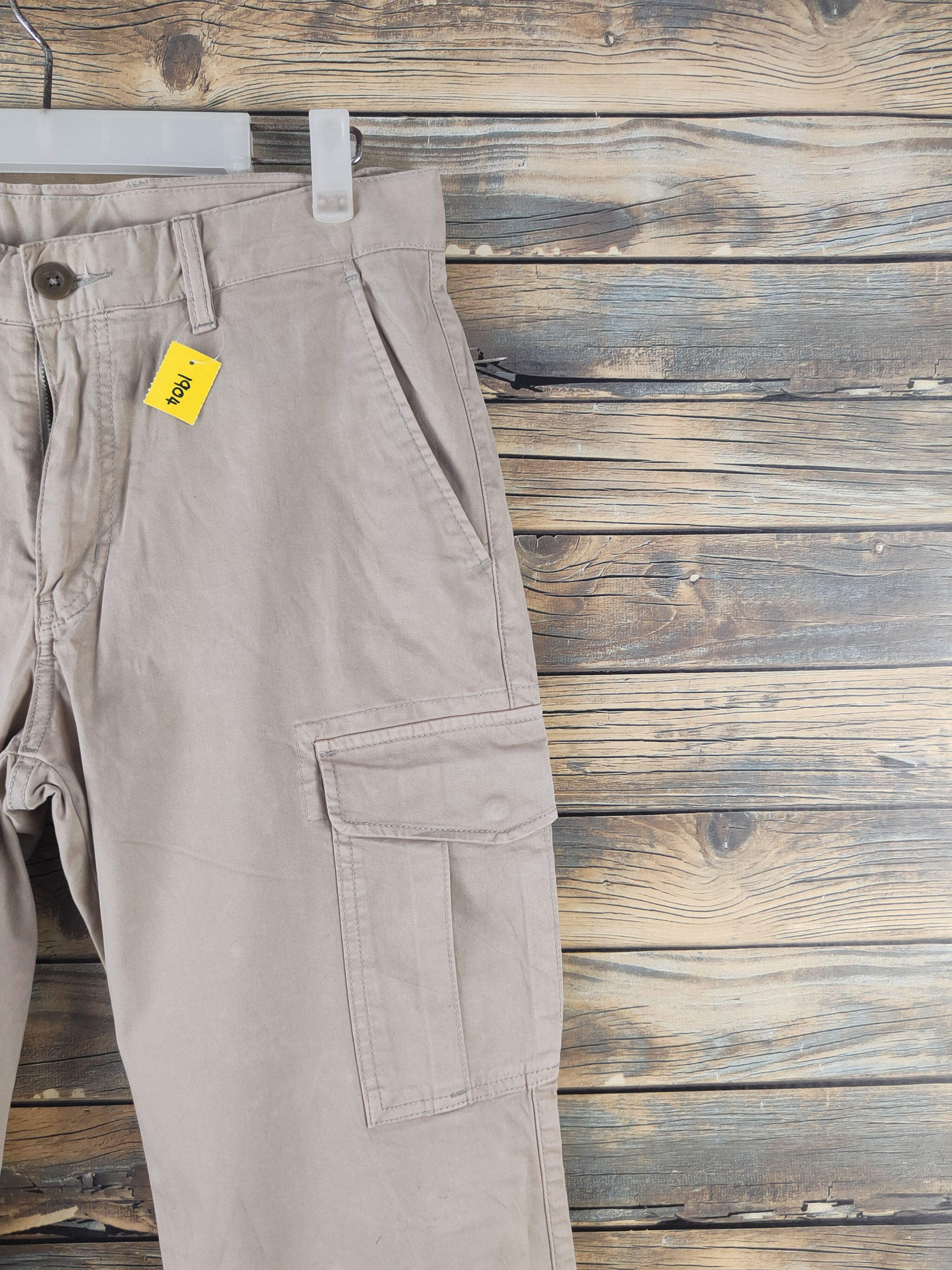 Japanese Brand DL Uniqlo Beige Multipocket Tactical Cargo Pants #1904 Size US 31 - 5 Thumbnail