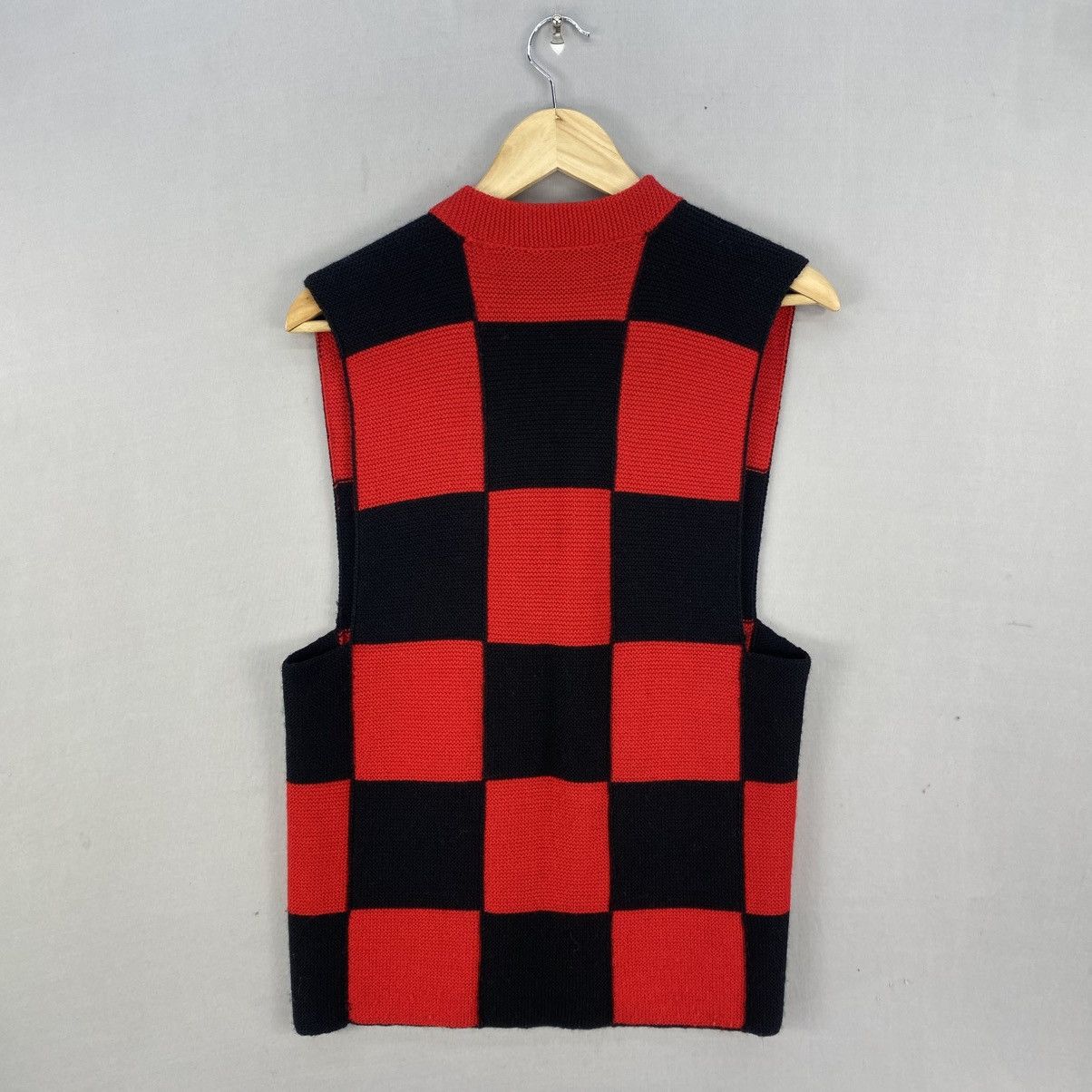 Aran Isles Knitwear Vintage Checkerbox Knit Vest Size US XS / EU 42 / 0 - 4 Thumbnail