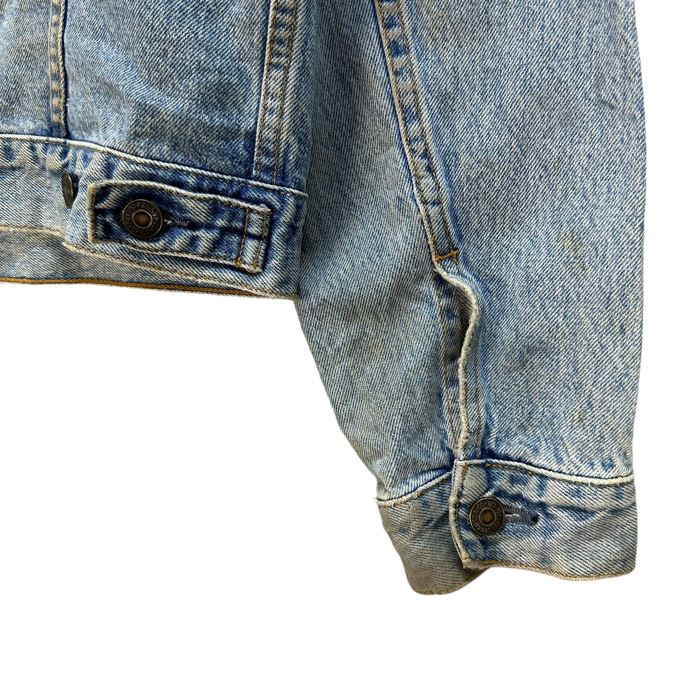 Levi's Vtg Levis 70606 Denim Jacket Orange Tab Type 3 #A61-1396 Size US L / EU 52-54 / 3 - 15 Thumbnail
