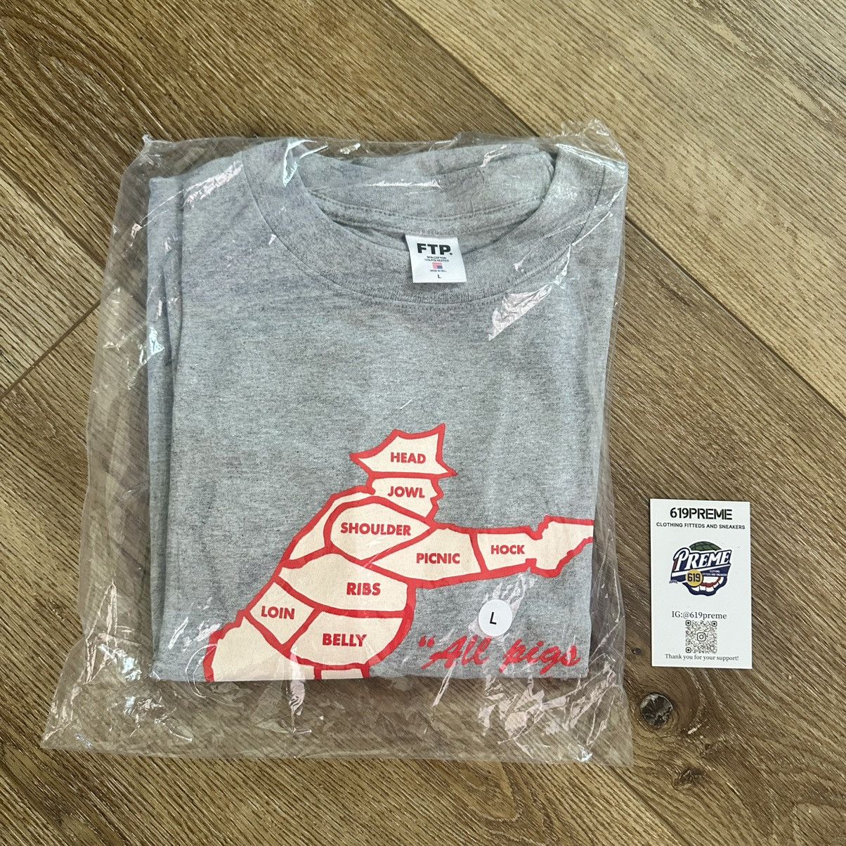 Fuck The Population FTP swine tee Heather Gray L Size US L / EU 52-54 / 3 - 1 Thumbnail