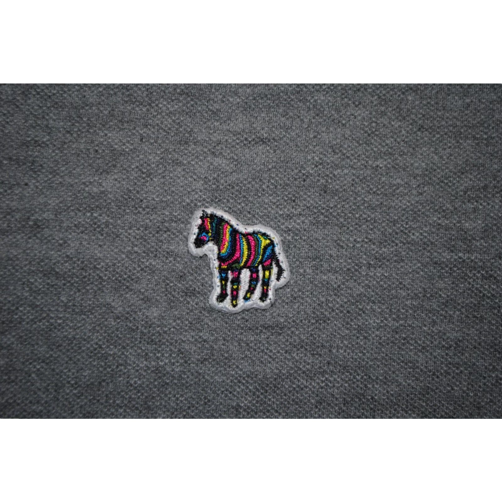 Paul Smith PAUL SMITH PS ZEBRA POLO SHIRT MENS SIZE L GRAY COTTON SHORT SLEEVE Size US L / EU 52-54 / 3 - 2 Thumbnail