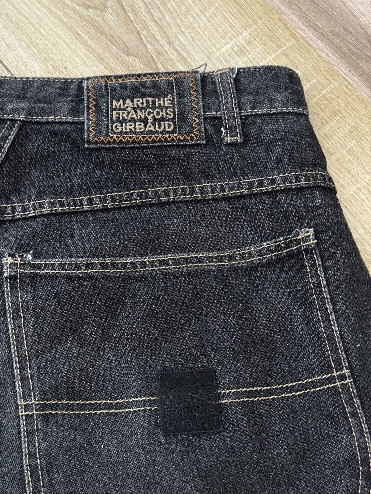 Marithe + Francois Girbaud Vintage Le Jean De Marithe Francois Girbaud LuxuryDenimJorts Size US 38 / EU 54 - 4 Thumbnail
