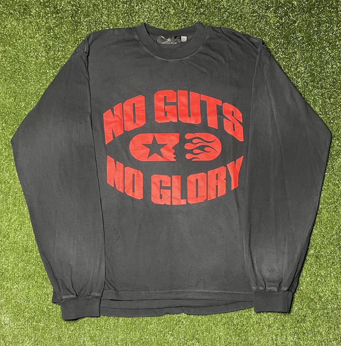 HELLSTAR Hellstar No Guts No Glory Sample Long Sleeve T-Shirt Size US M / EU 48-50 / 2 - 1 Thumbnail