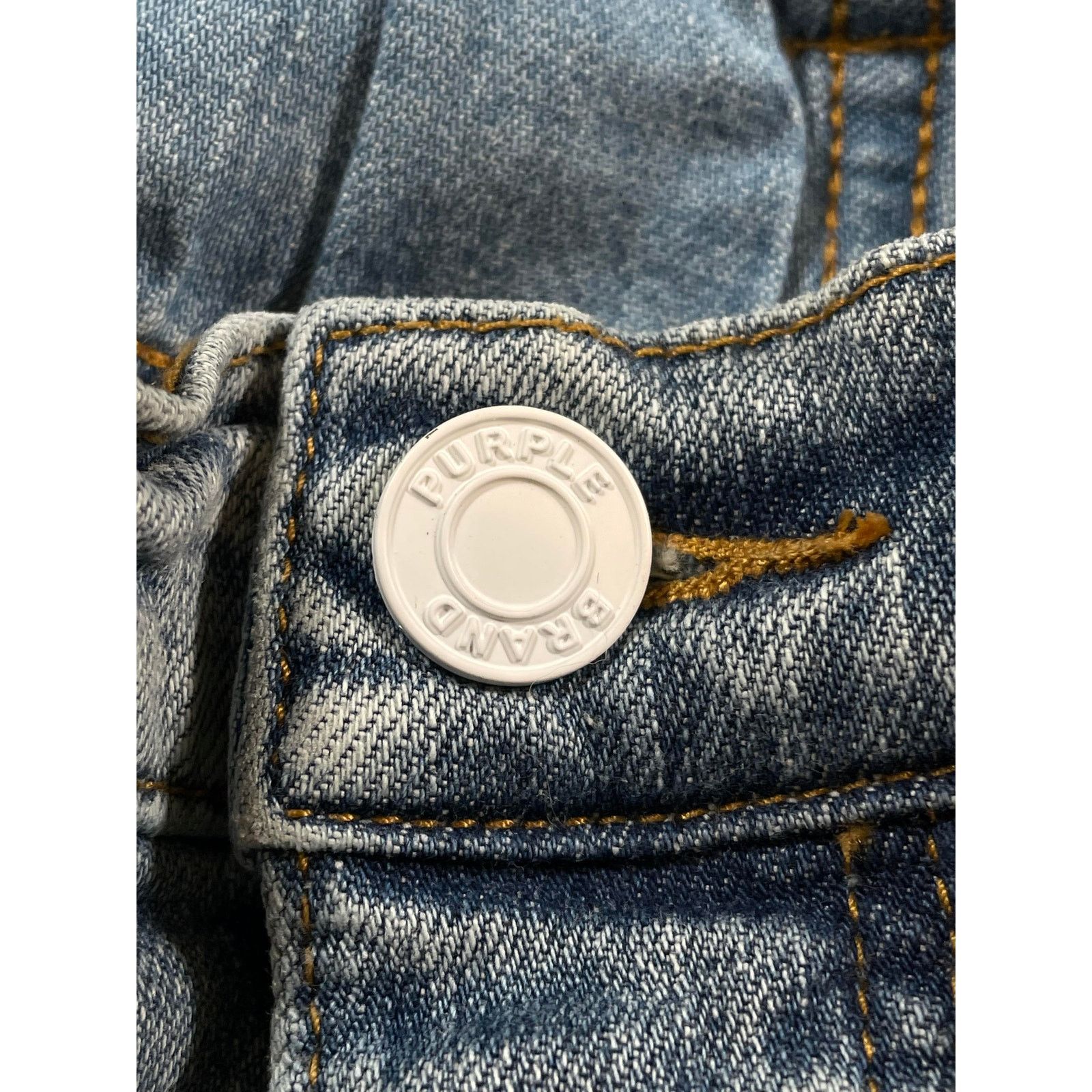 Purple Brand Purple Brand Light Wash Jeans Size US 31 - 3 Thumbnail